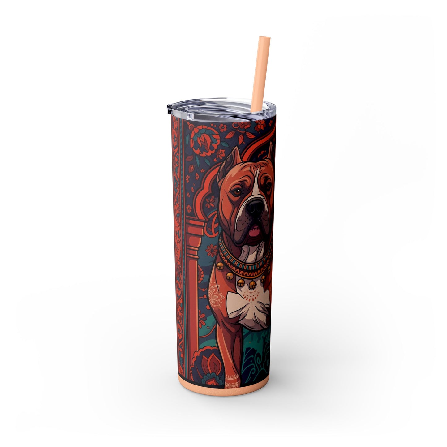 Bully Kutta Skinny Tumbler with Straw, 20oz