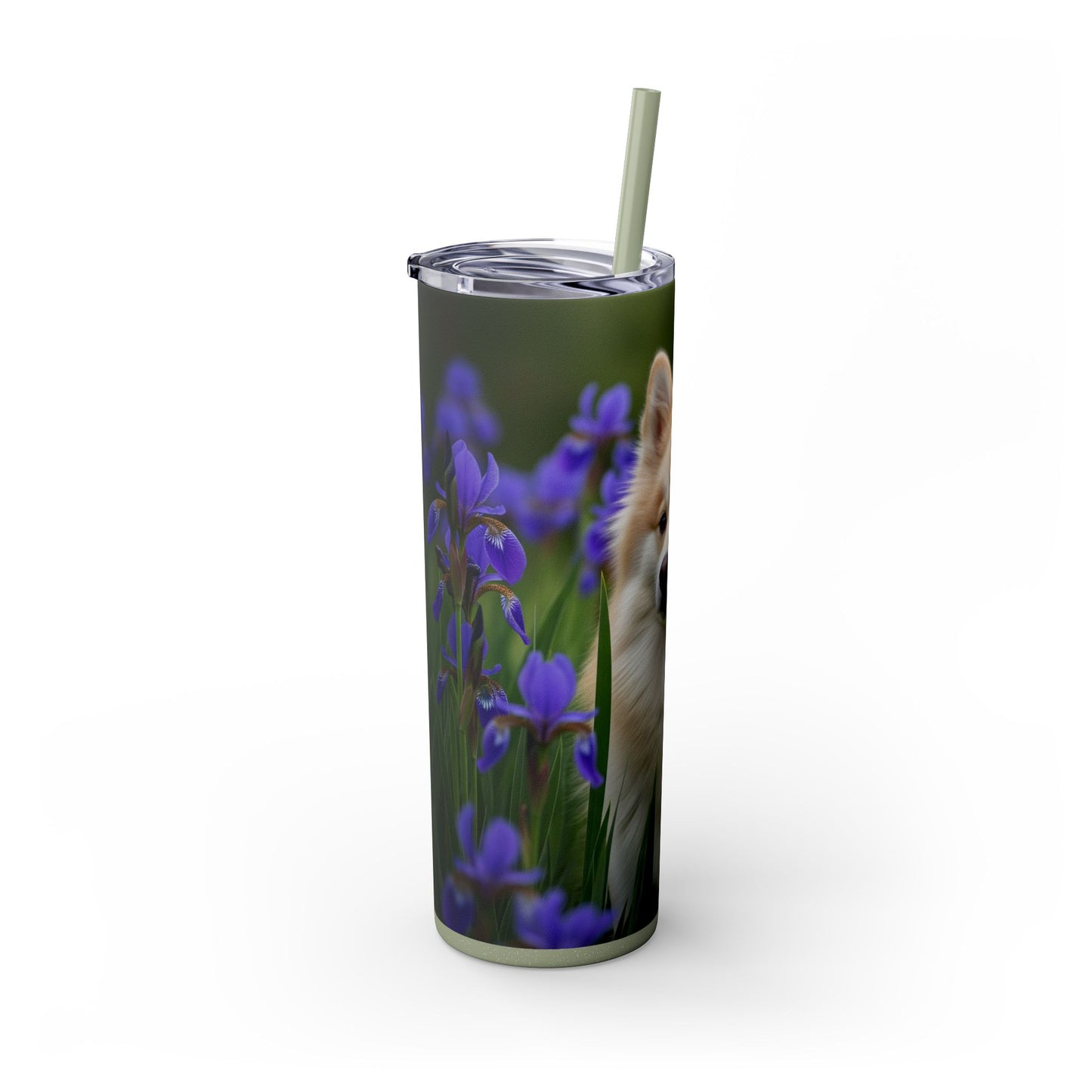 Pomsky Tumbler with Straw, 20oz