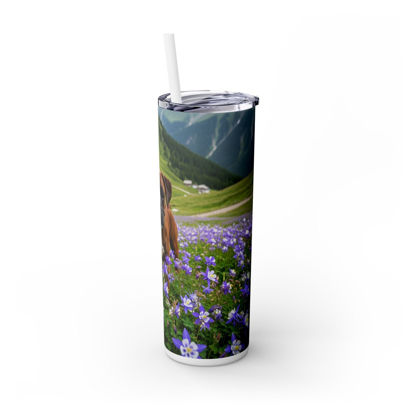Boxer Tumbler with Straw, 20oz