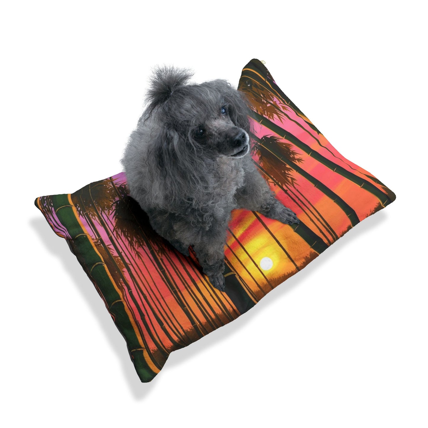 Bamboo Forest Sunrise Pet Bed