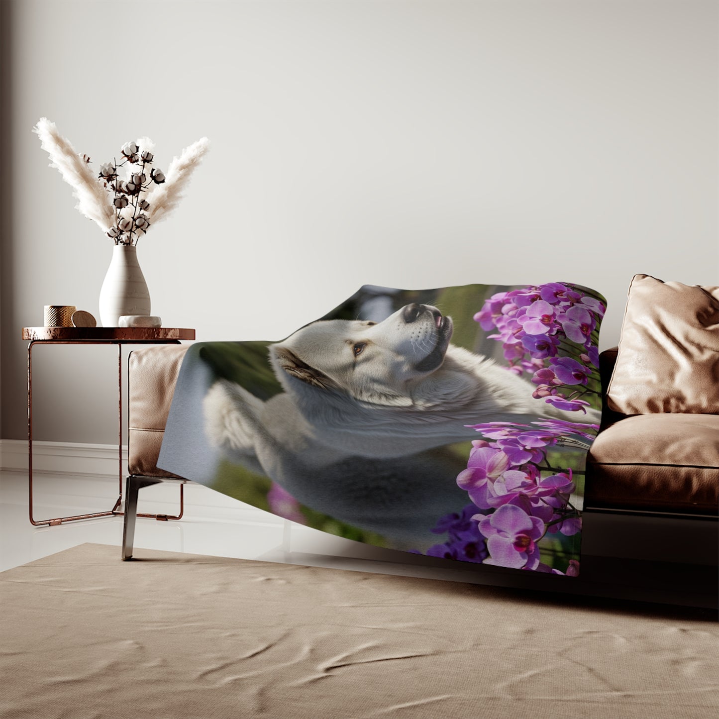 Caucasian Shepherd Dog Sweatshirt Blanket