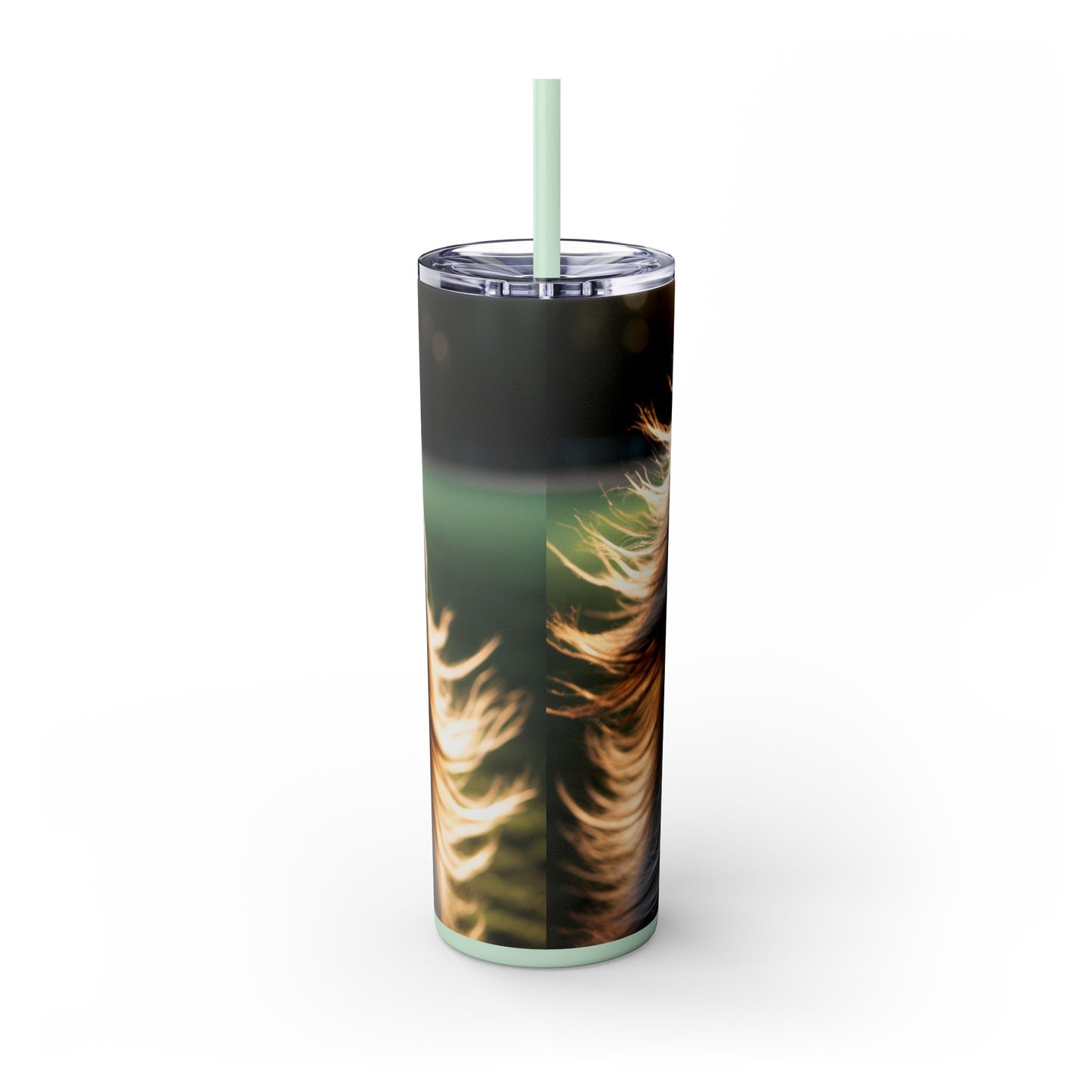 Bearded Collie Tumbler with Straw, 20oz