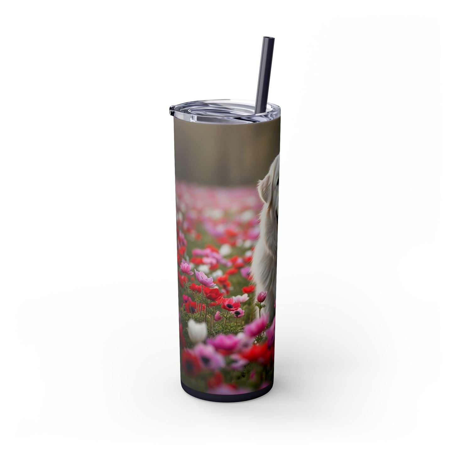 Maremma Sheepdog Tumbler with Straw, 20oz