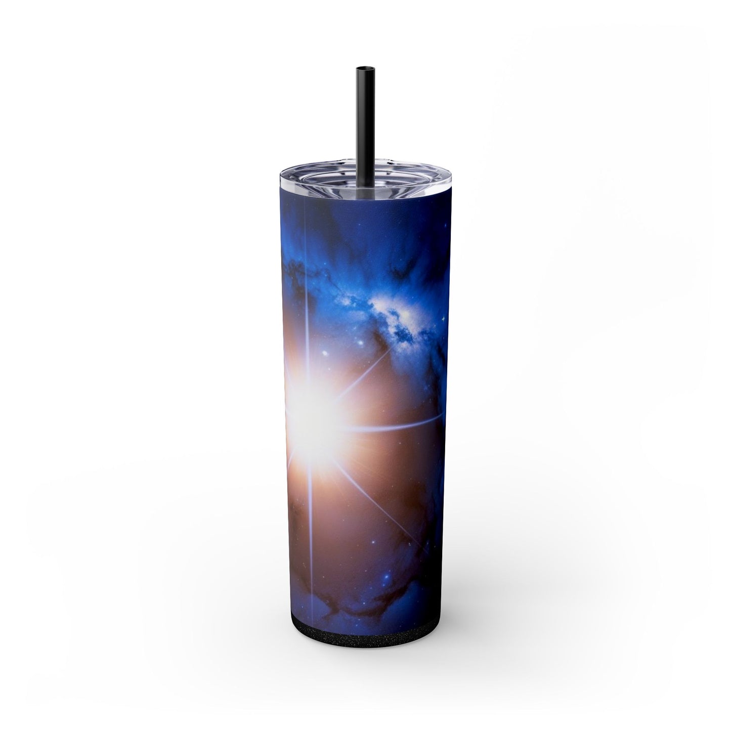 North Star Skinny Tumbler with Straw, 20oz
