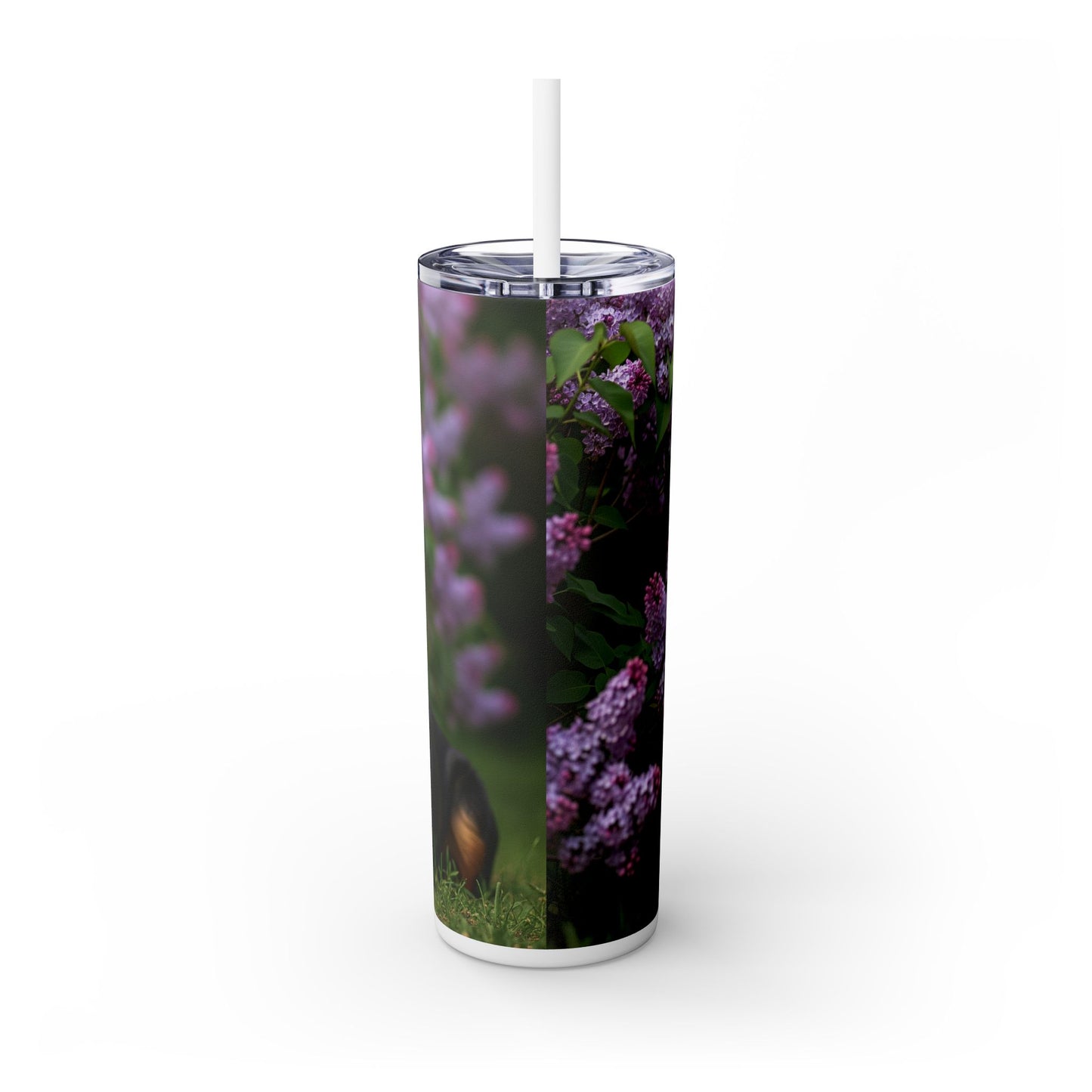 Mudi Skinny Tumbler with Straw, 20oz