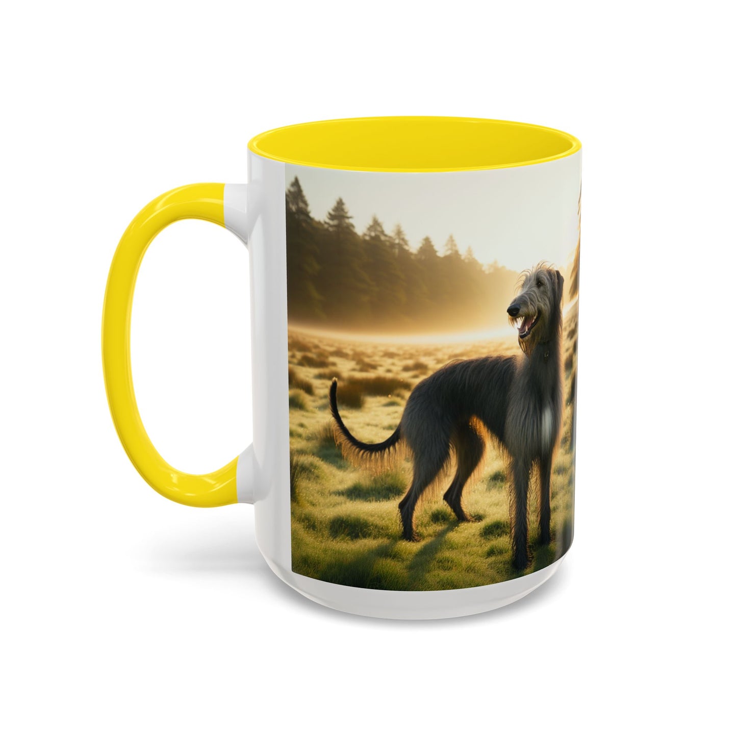 Scottish Deerhound Accent Coffee Mug - Perfect Gift for Dog Lovers