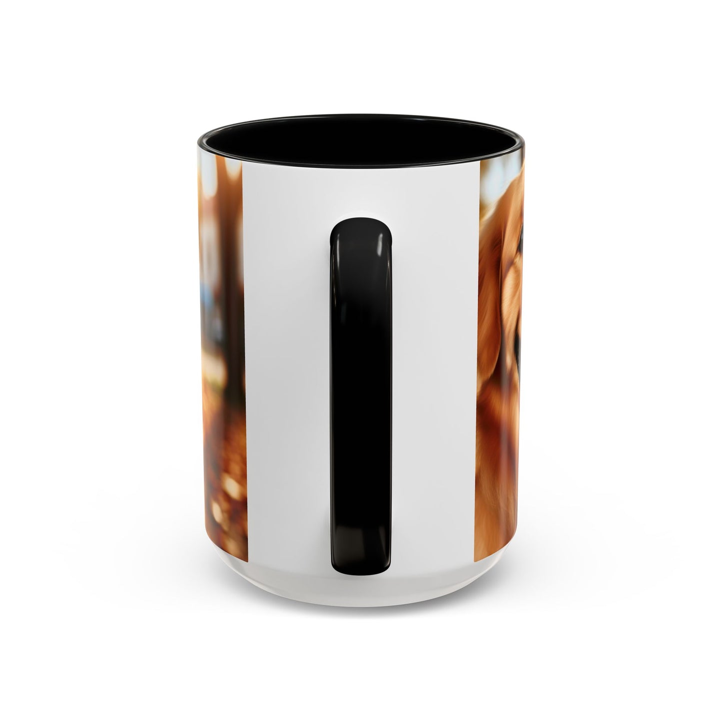 Golden Retriever Accent Coffee Mug - Perfect Gift for Dog Lovers