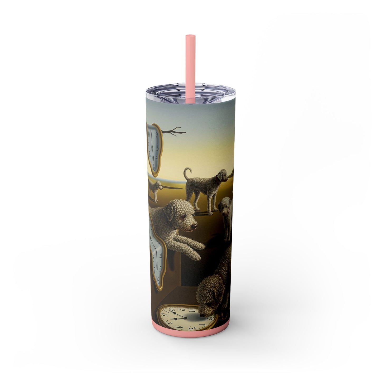 Spanish Water Dog Tumbler with Straw, 20oz