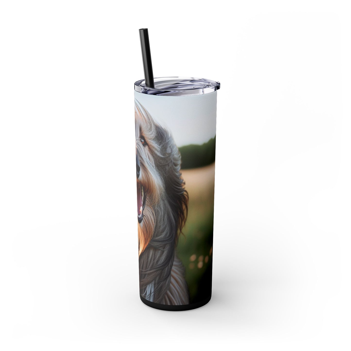 Scottish Deerhound Tumbler with Straw, 20oz