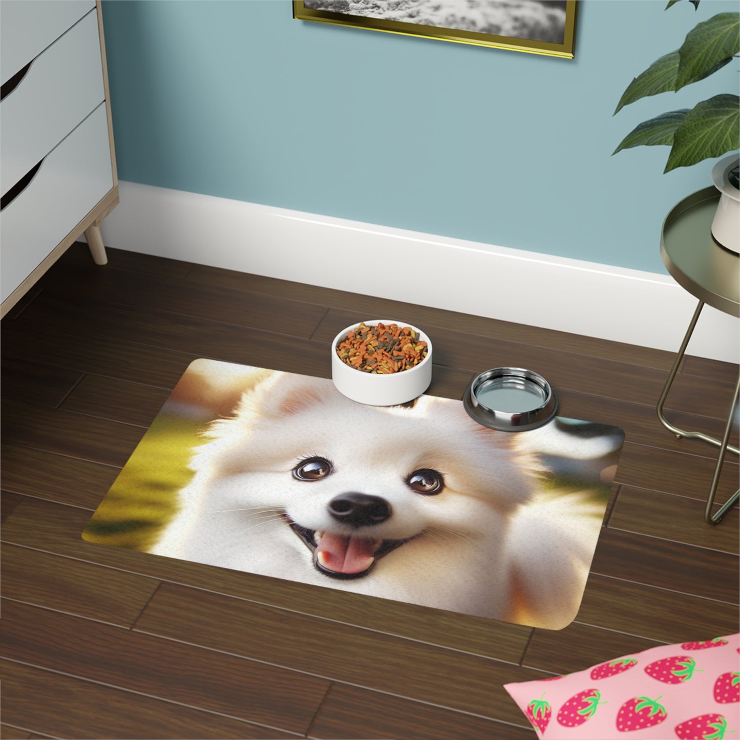 Pet Food Mat (12x18) - Volpino Italiano