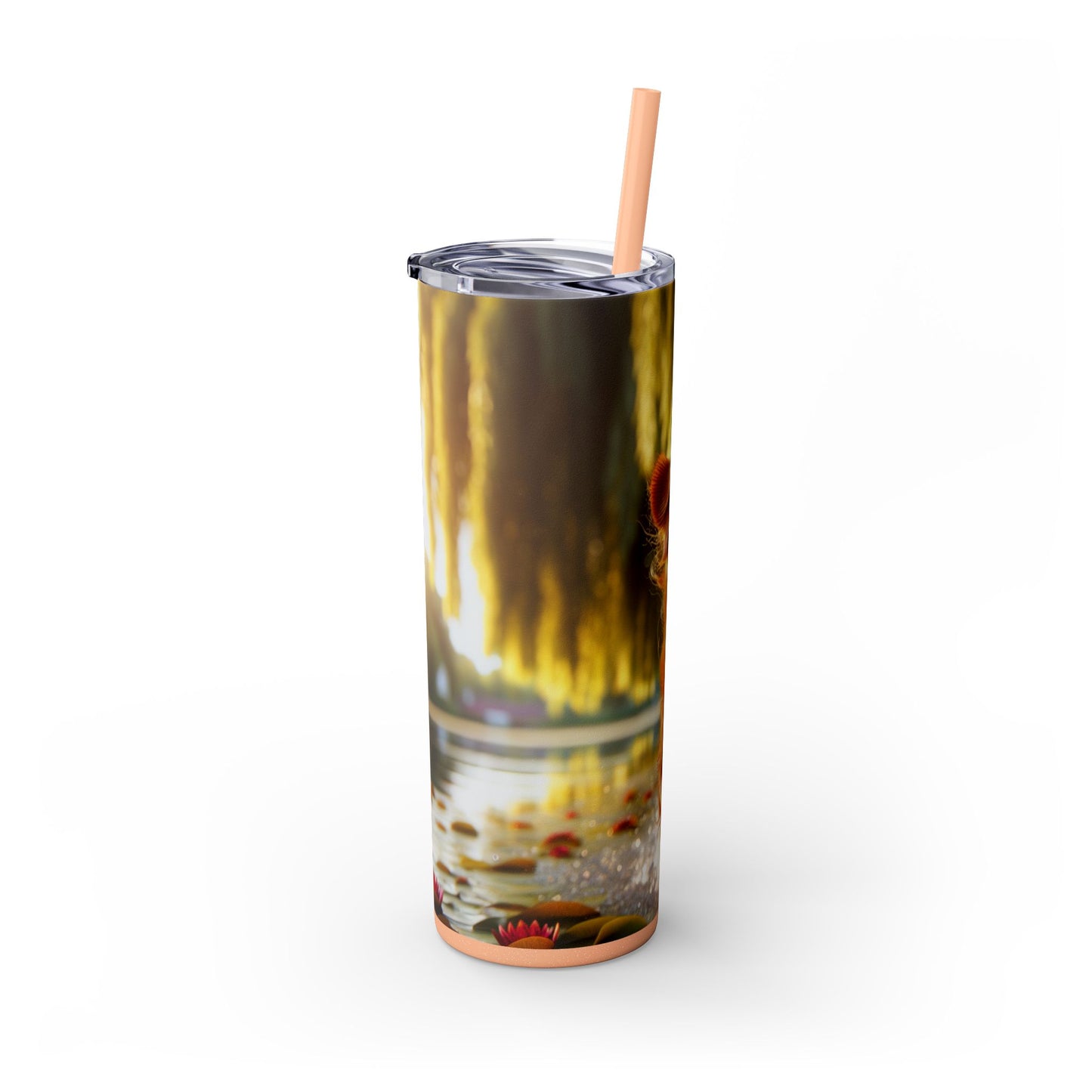 Nova Scotia Duck Trolling Retriever Skinny Tumbler with Straw, 20oz