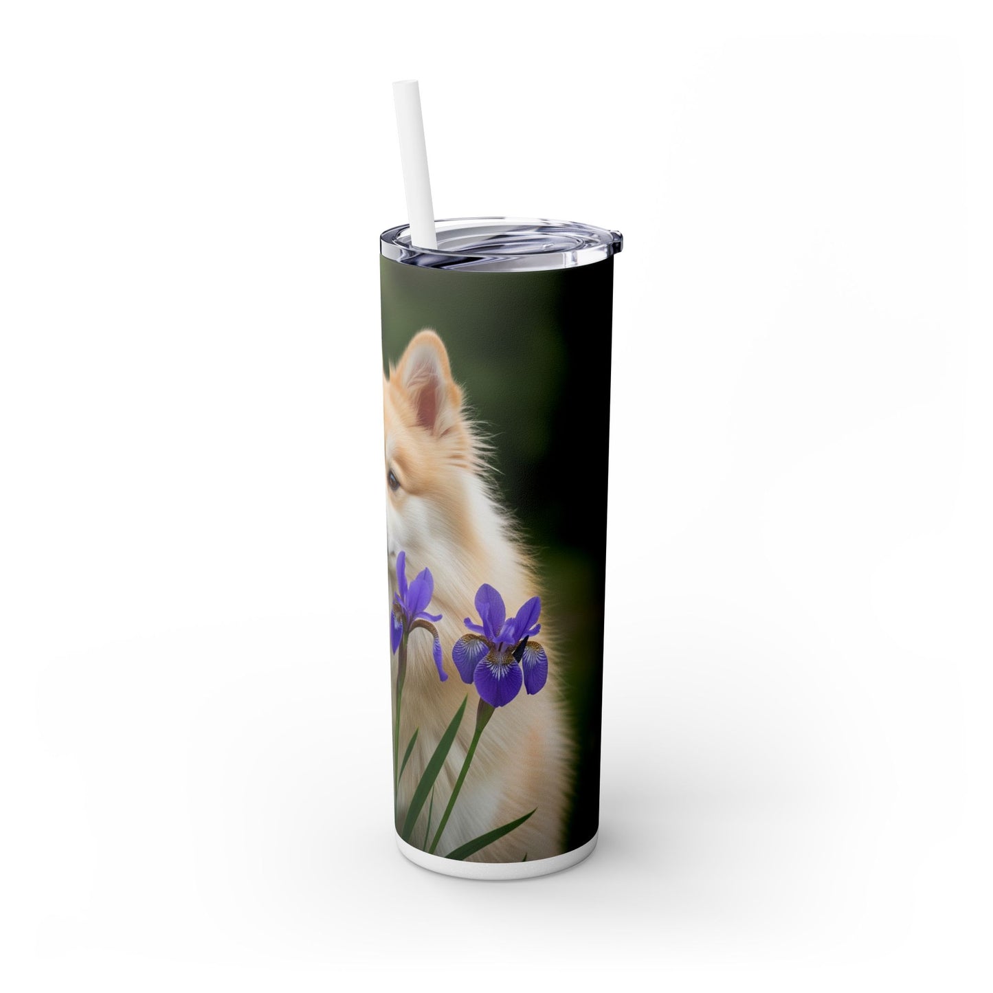 Pomsky Tumbler with Straw, 20oz