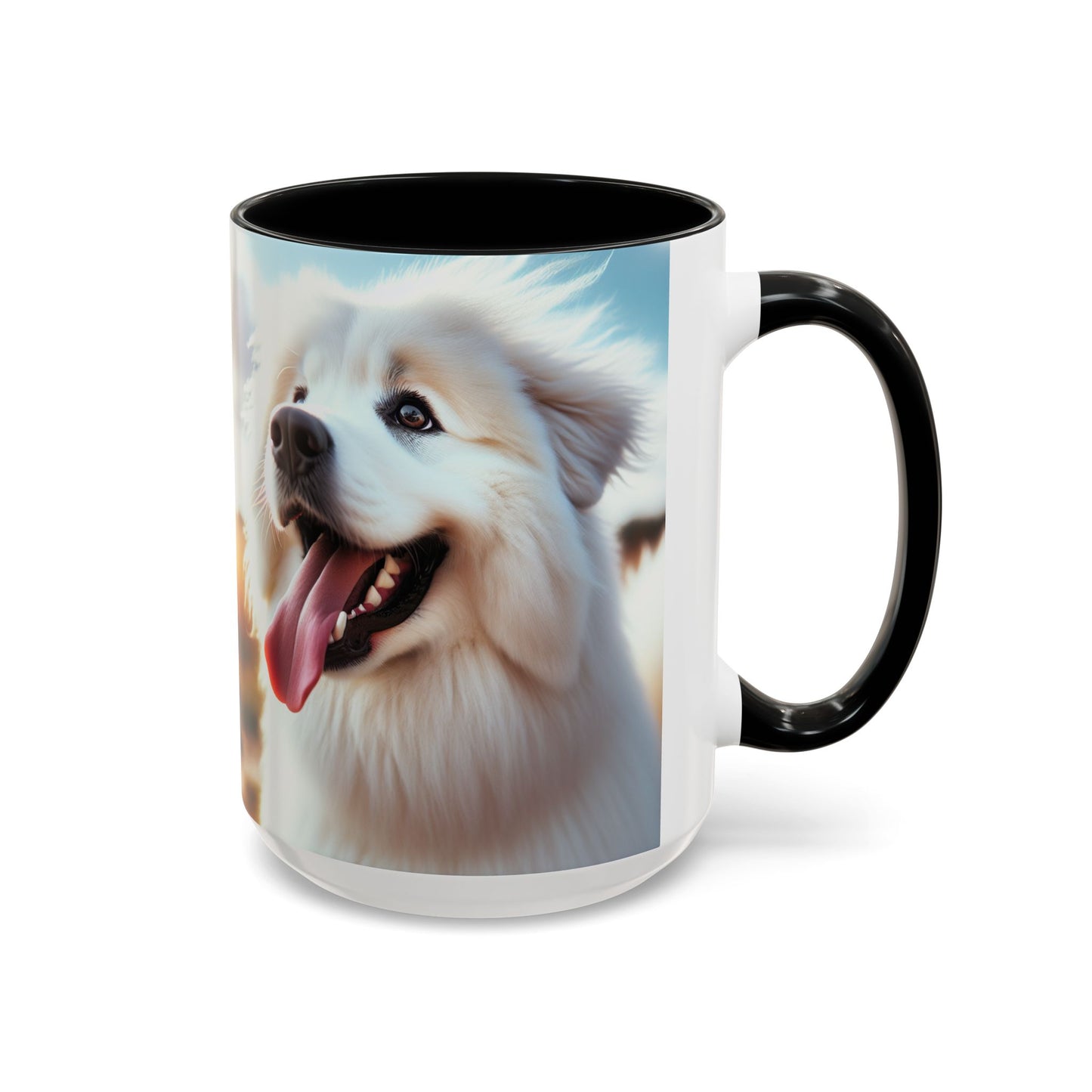 Pyrenean Mountain Dog Accent Coffee Mug - Perfect Gift for Dog Lovers