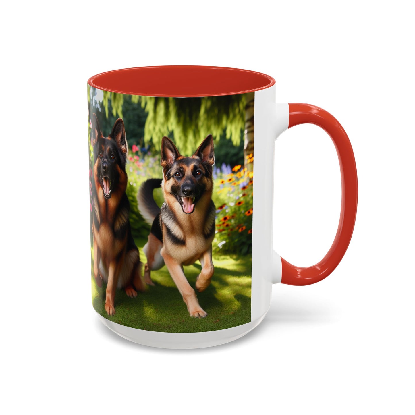 German Shepherd Accent Coffee Mug - Perfect Gift for Dog Lovers