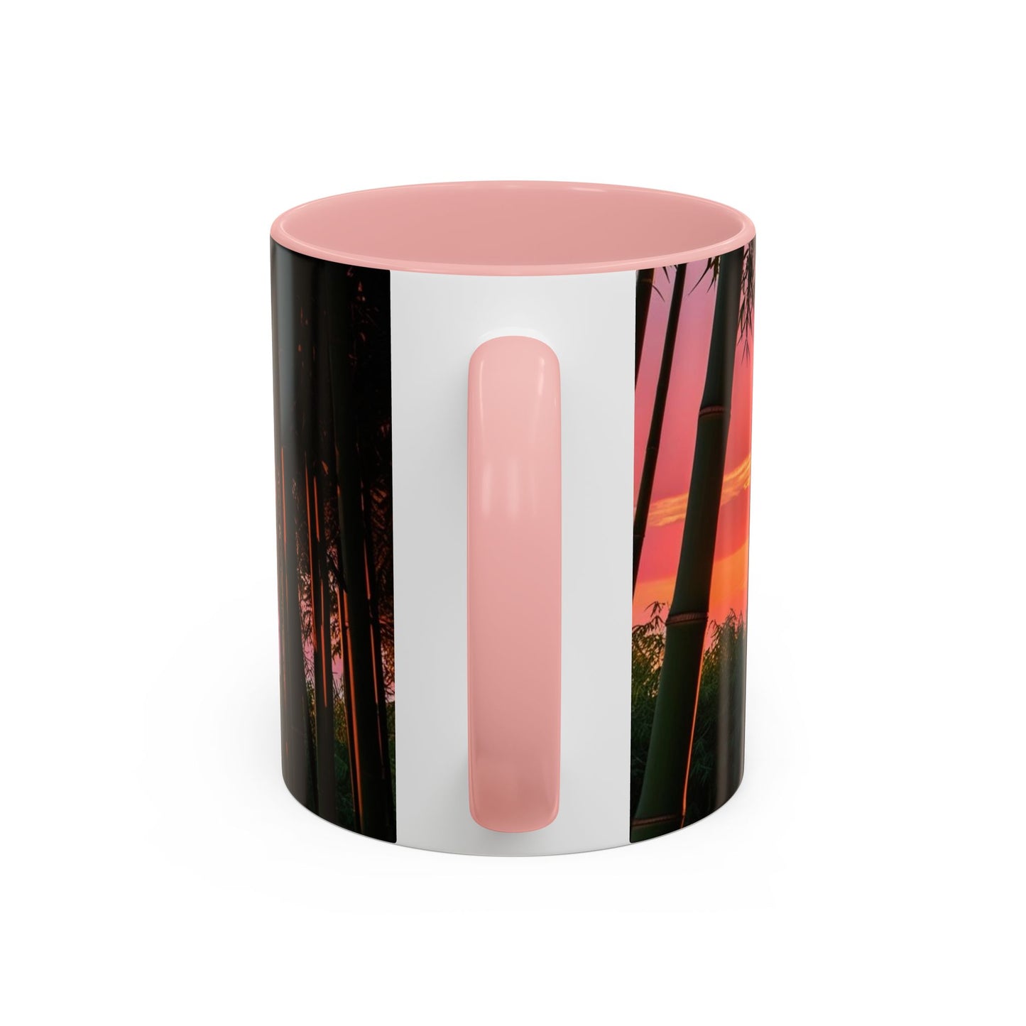 Bamboo Forest Sunrise Accent Coffee Mug - Perfect Gift for Dog Lovers