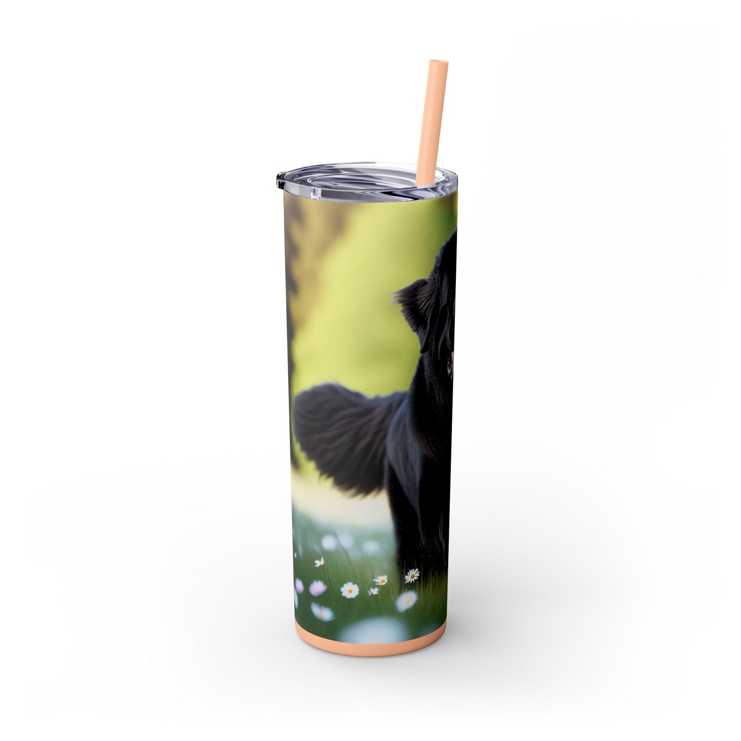 Newfoundland Skinny Tumbler with Straw, 20oz