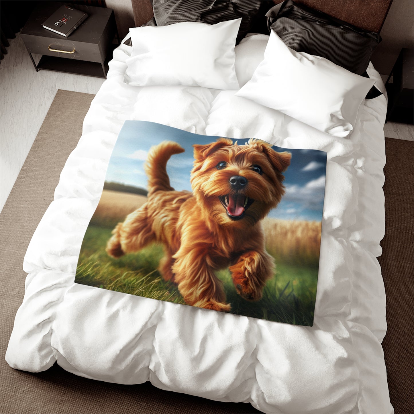 Norfolk Terrier Sweatshirt Blanket