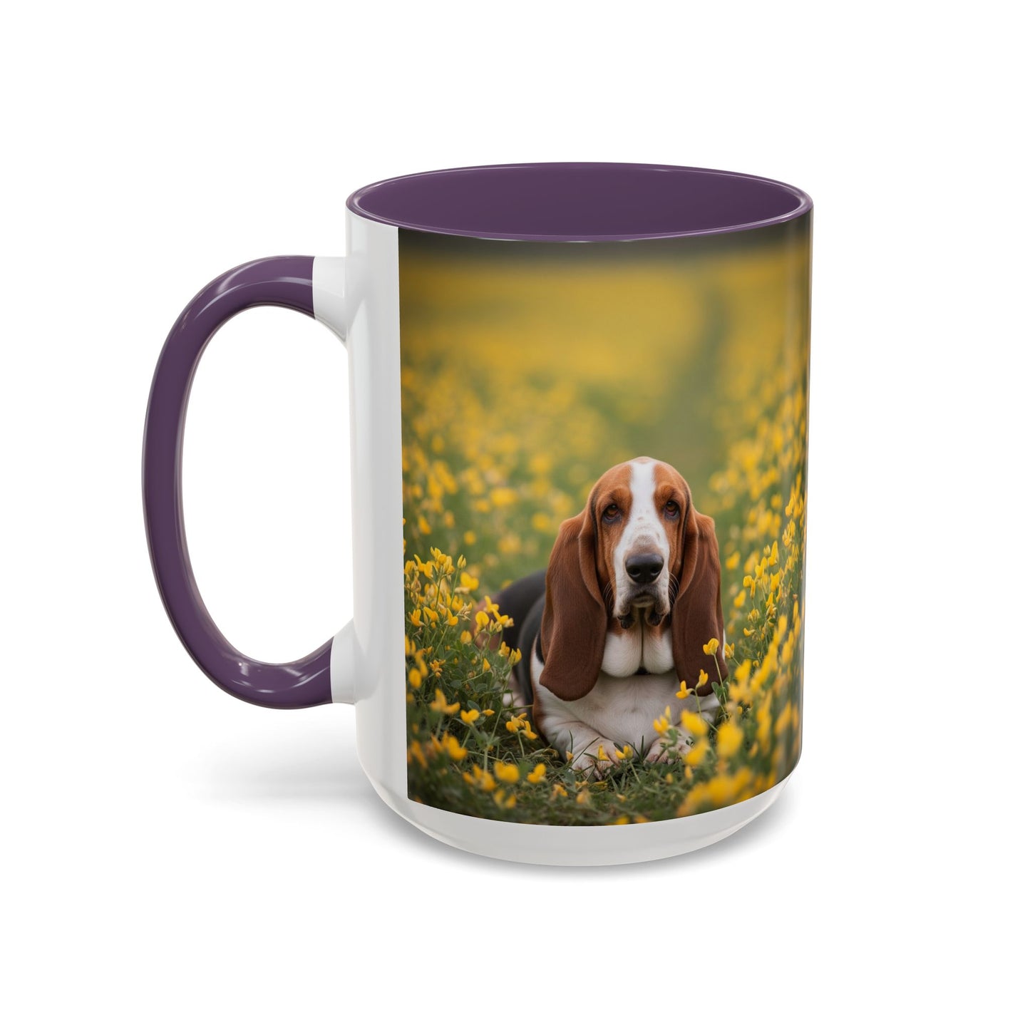 Basset Hound Accent Coffee Mug - Perfect Gift for Dog Lovers