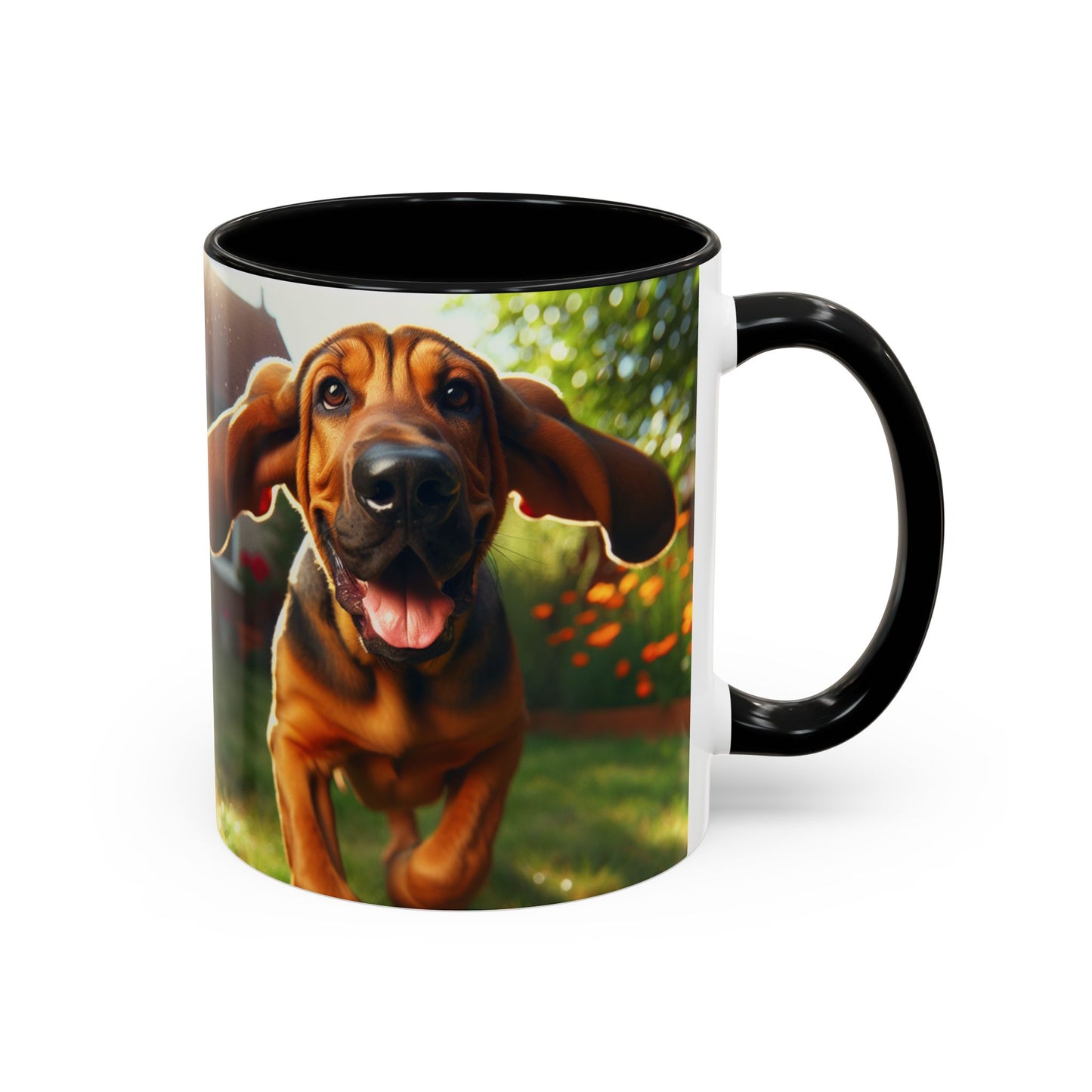 Bloodhound Accent Coffee Mug - Perfect Gift for Dog Lovers