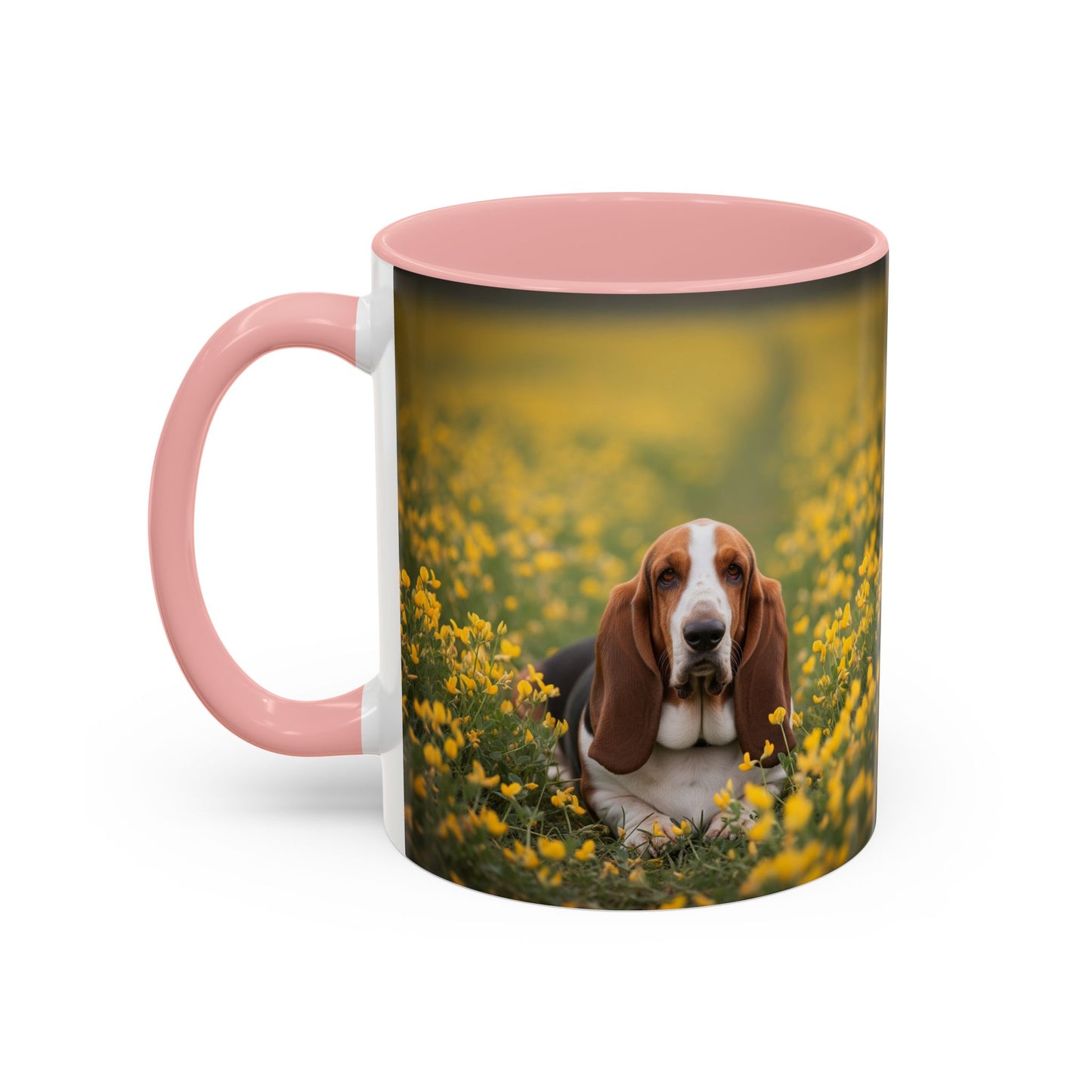 Basset Hound Accent Coffee Mug - Perfect Gift for Dog Lovers