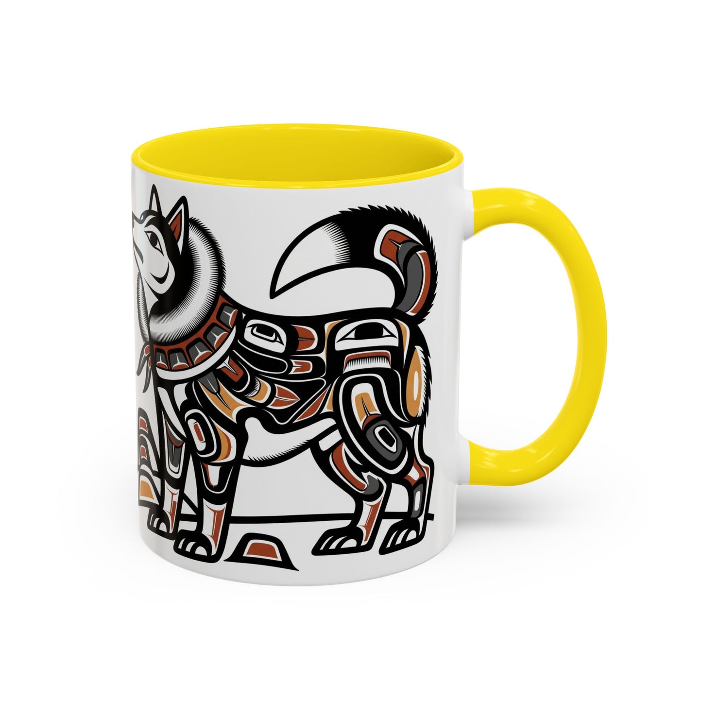 Siberian Husky Accent Coffee Mug - Perfect Gift for Dog Lovers