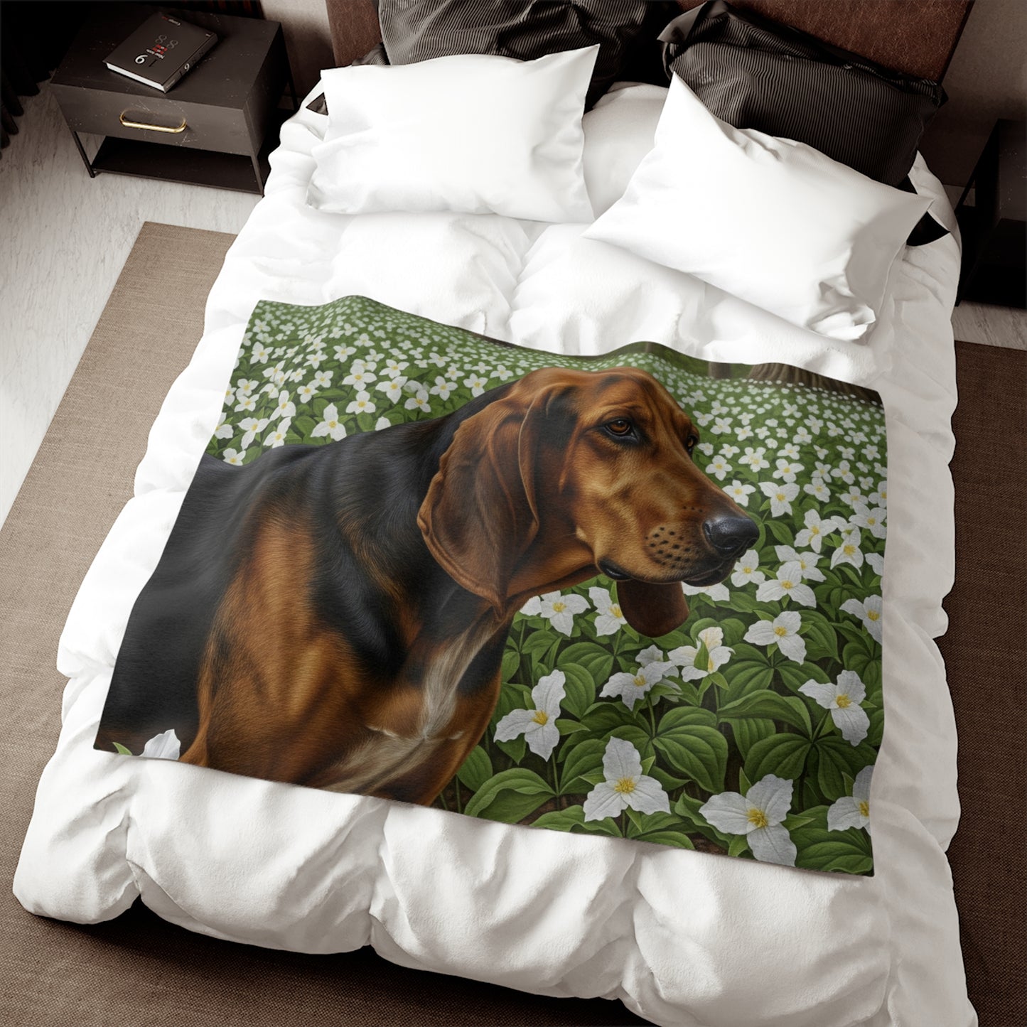 Treeing Walker Coonhound Sweatshirt Blanket