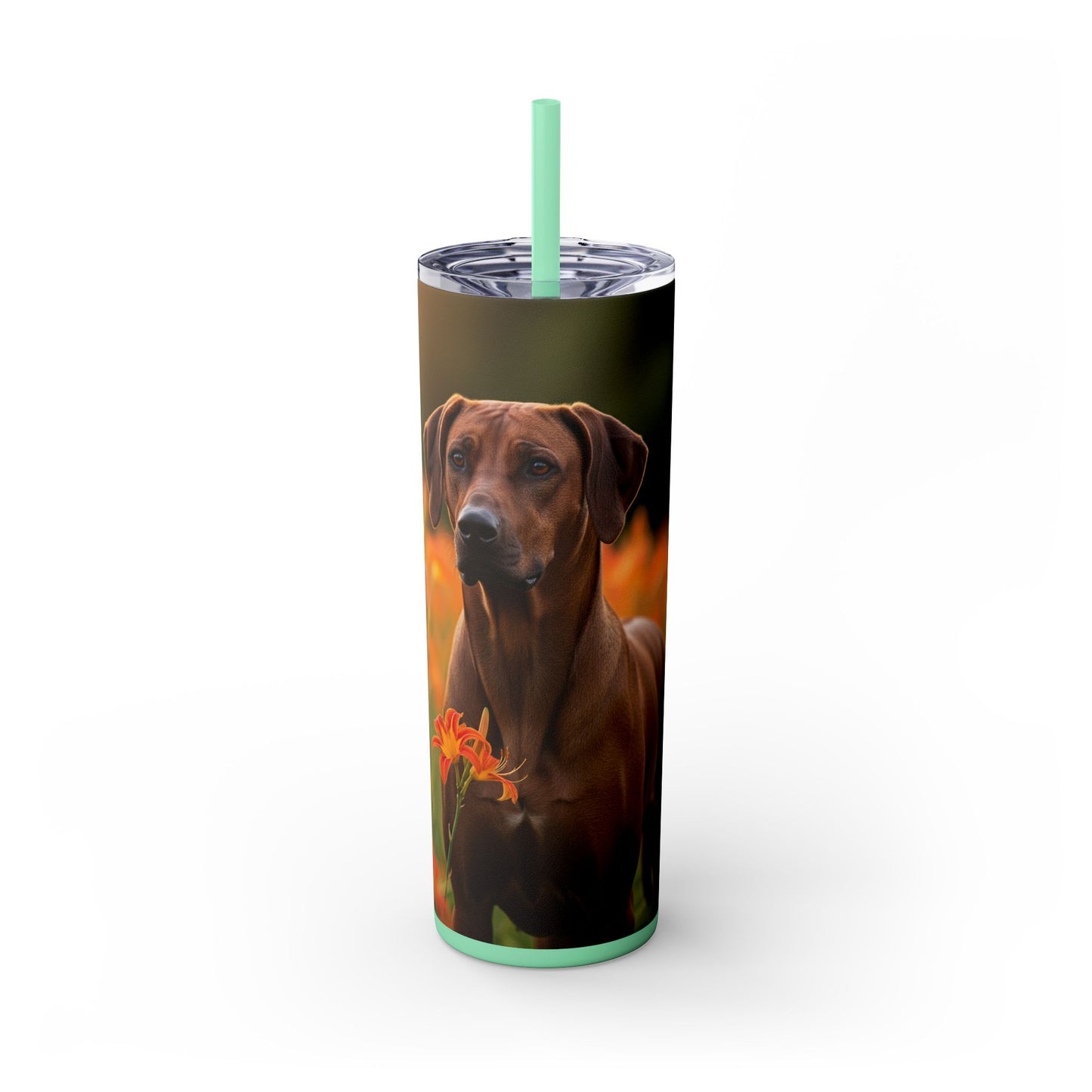 Rhodesian Ridgeback Tumbler with Straw, 20oz