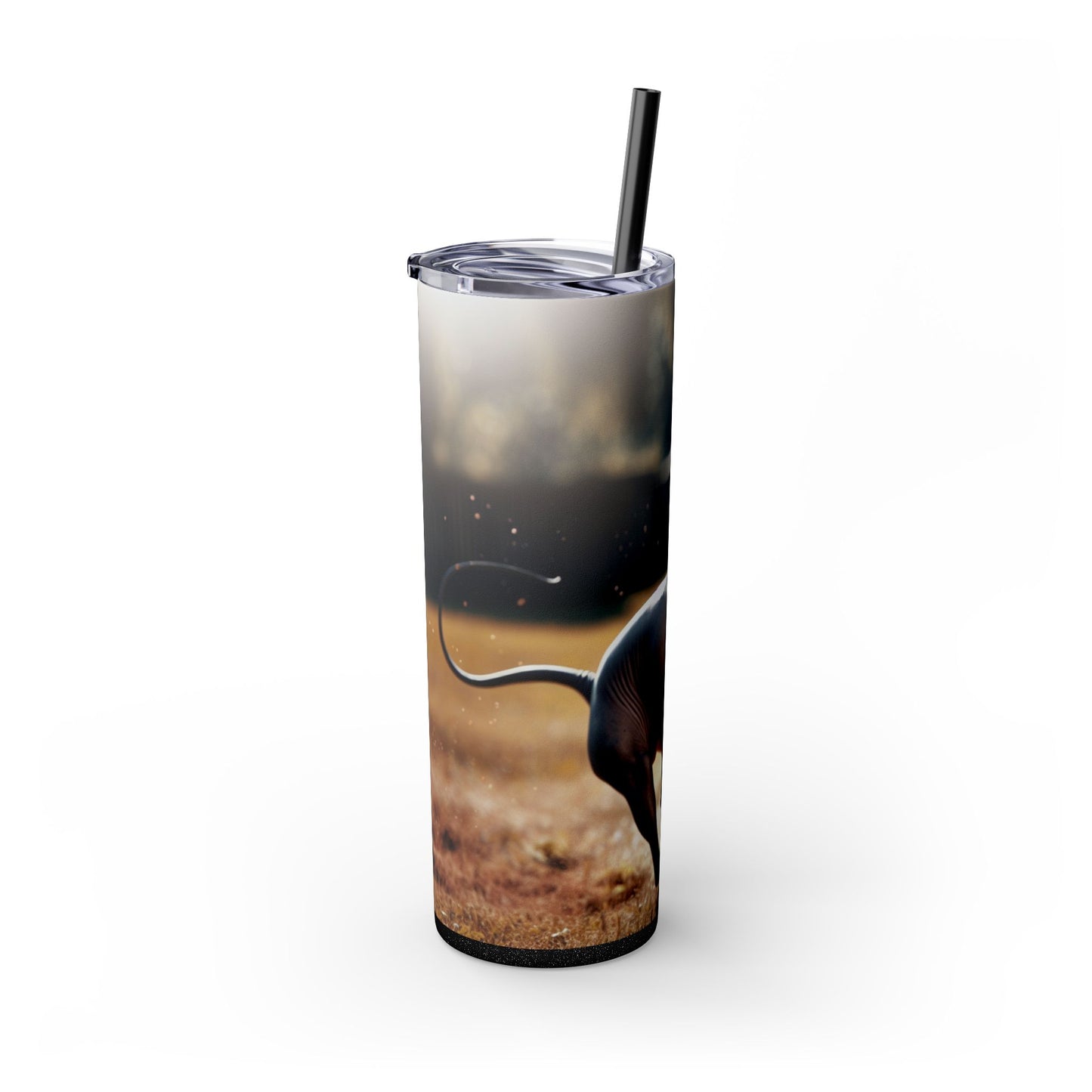 American Hairless Terrier Tumbler with Straw, 20oz