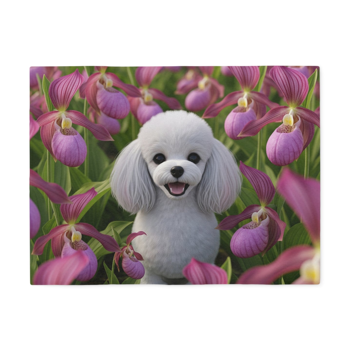 Toy Poodle Sweatshirt Blanket