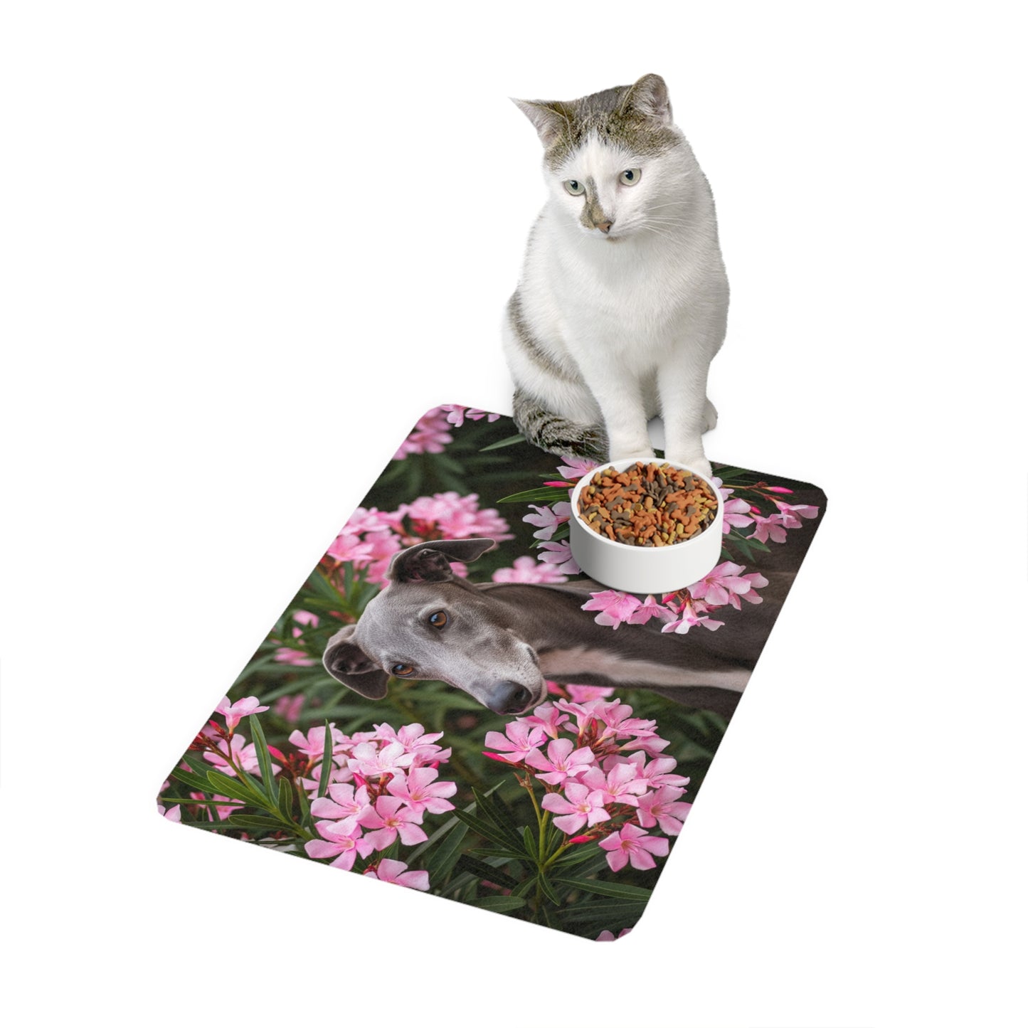 Pet Food Mat (12x18) - Greyhound