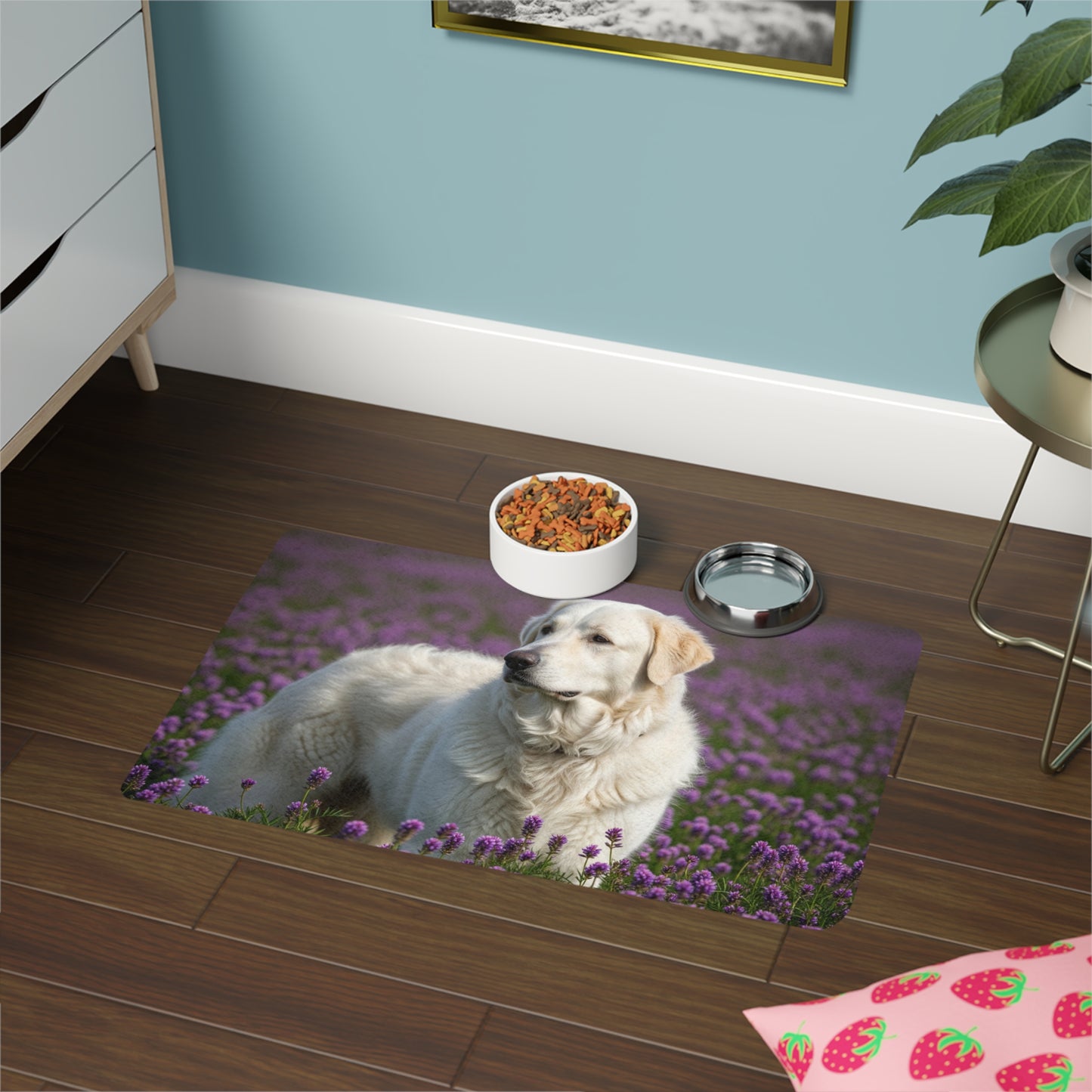 Pet Food Mat (12x18) - Kuvasz