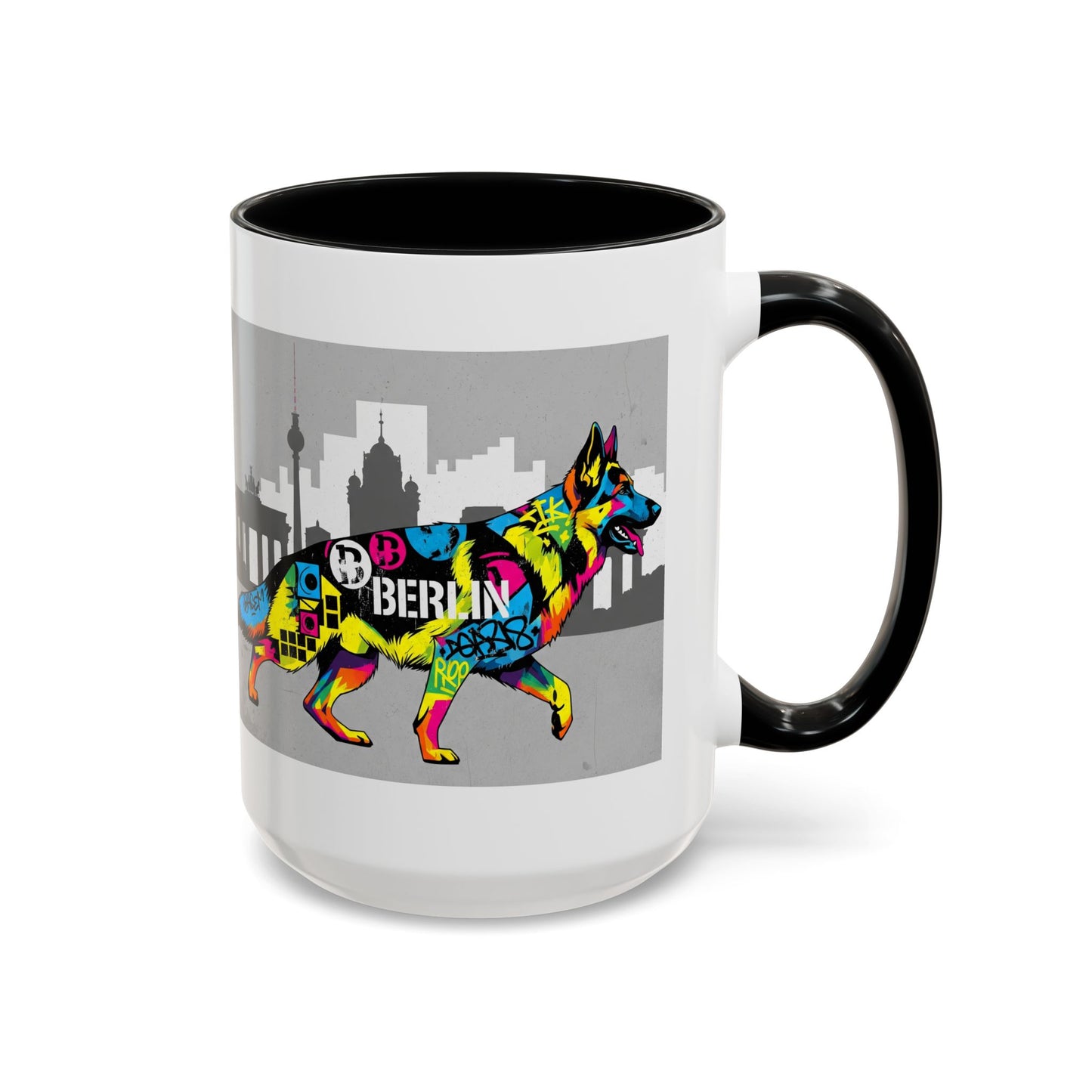 German Shepherd Accent Coffee Mug - Perfect Gift for Dog Lovers