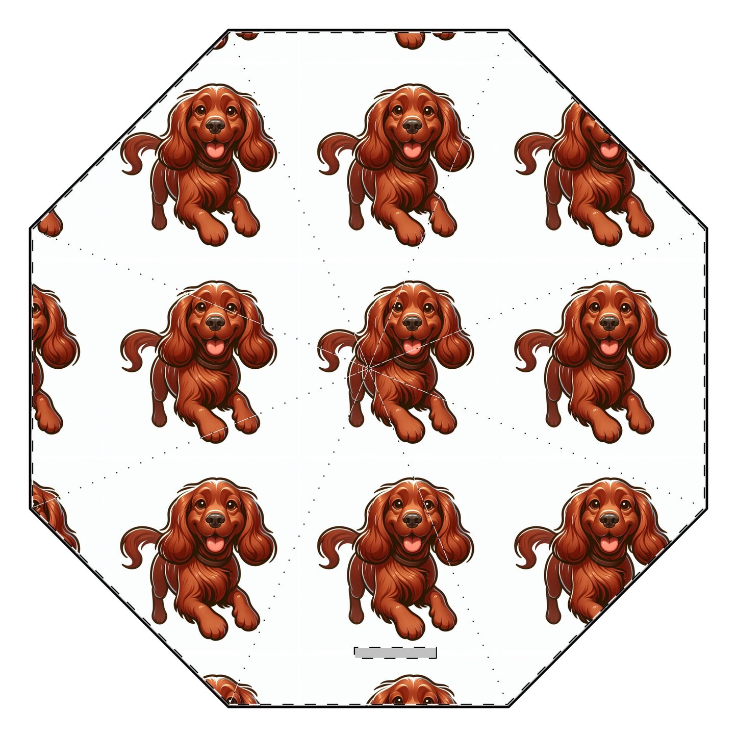 Sussex Spaniel Semi-Automatic Foldable Umbrella