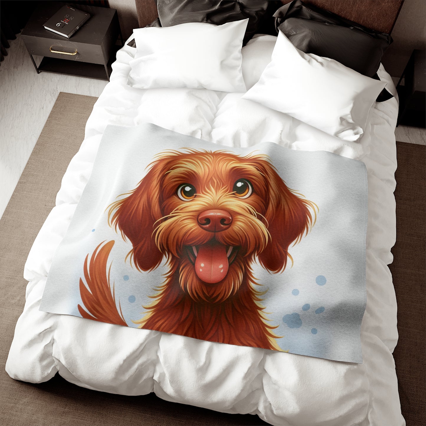 Hungarian Wirehaired Vizsla Sweatshirt Blanket