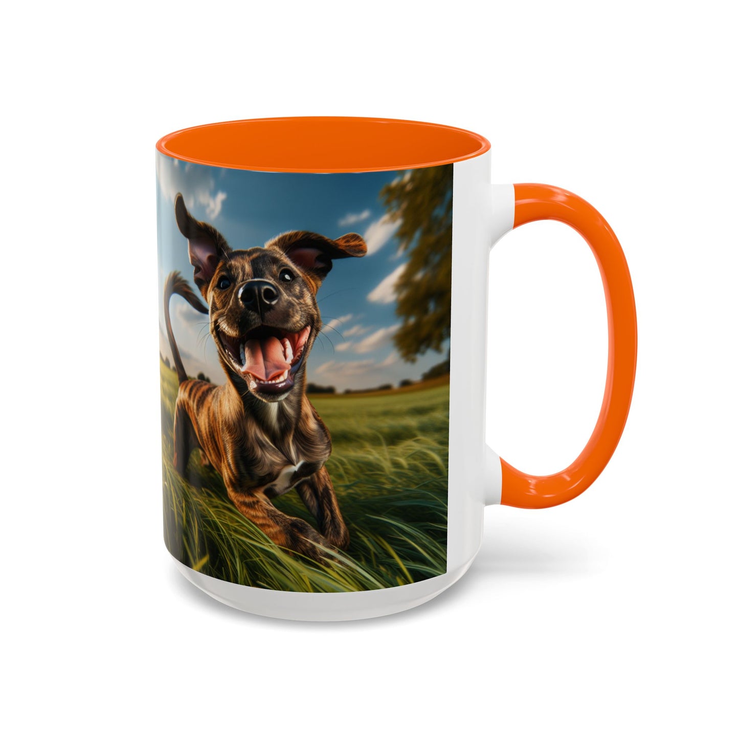 Treeing Tennessee Brindle Accent Coffee Mug - Perfect Gift for Dog Lovers