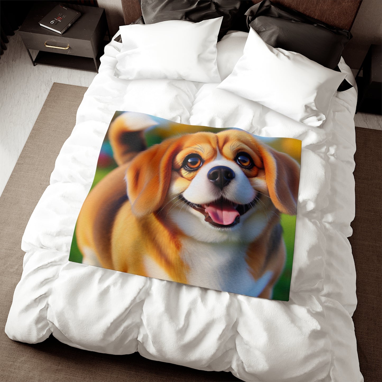 Peagle Sweatshirt Blanket