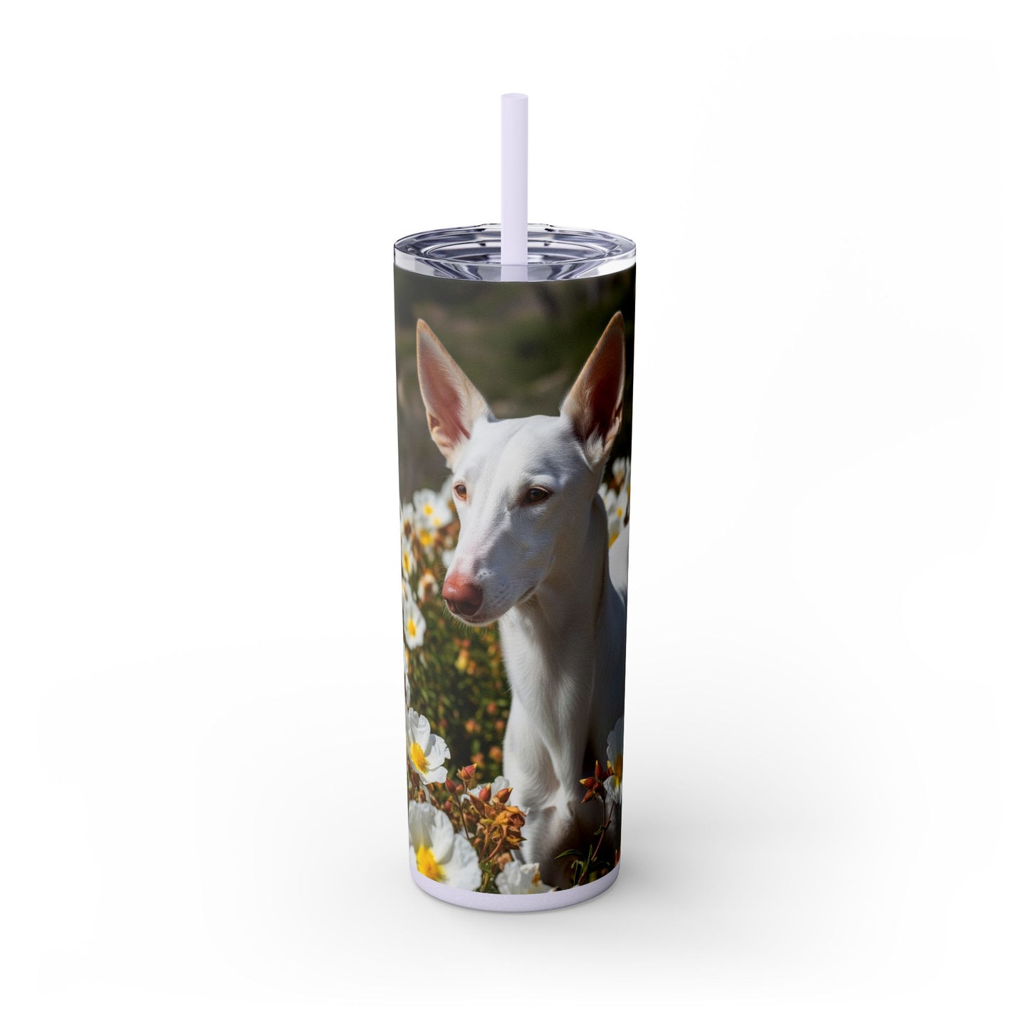 Ibizan Hound Tumbler with Straw, 20oz