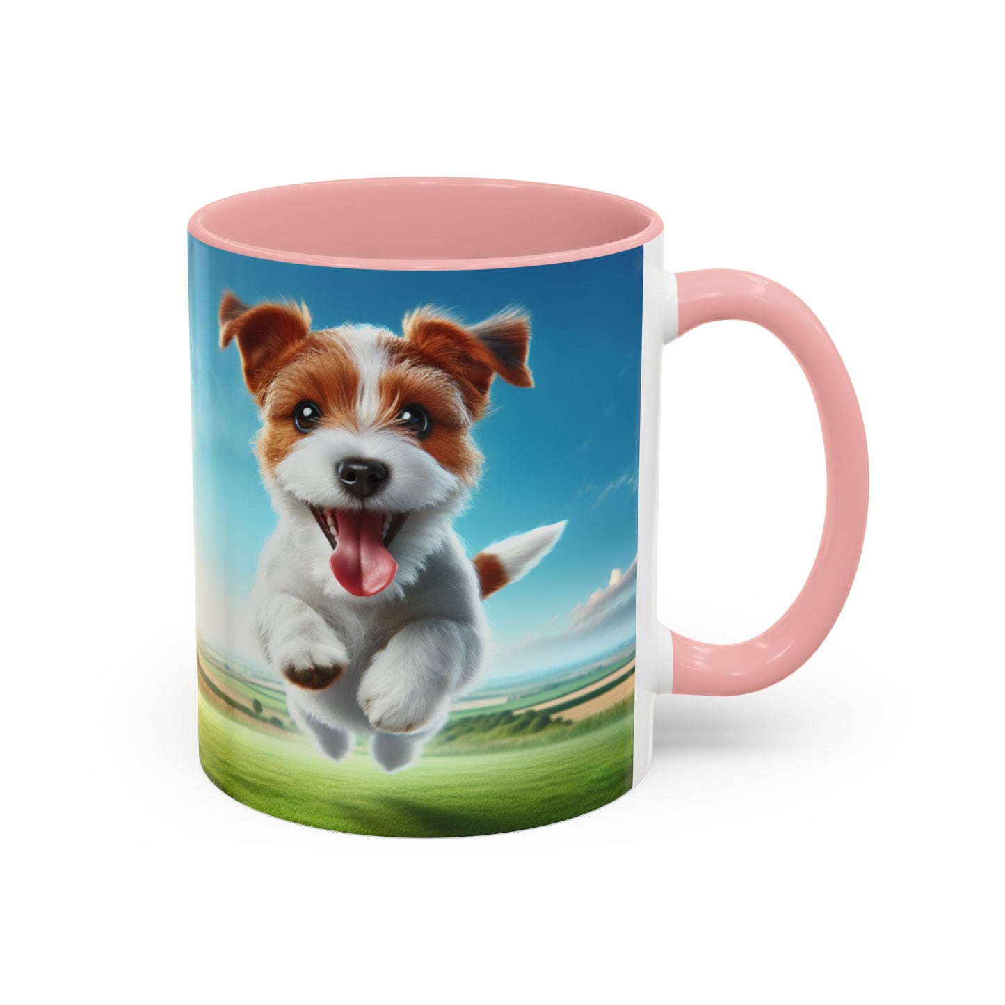 Russell Terrier Accent Coffee Mug - Perfect Gift for Dog Lovers