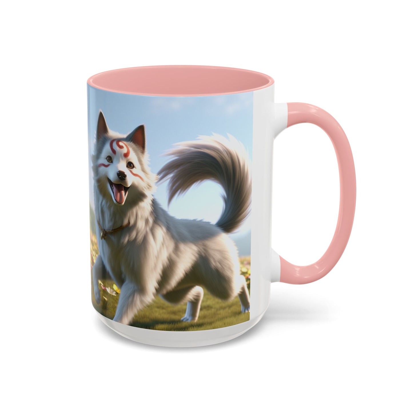 Cadabomb Okami Accent Coffee Mug - Perfect Gift for Dog Lovers