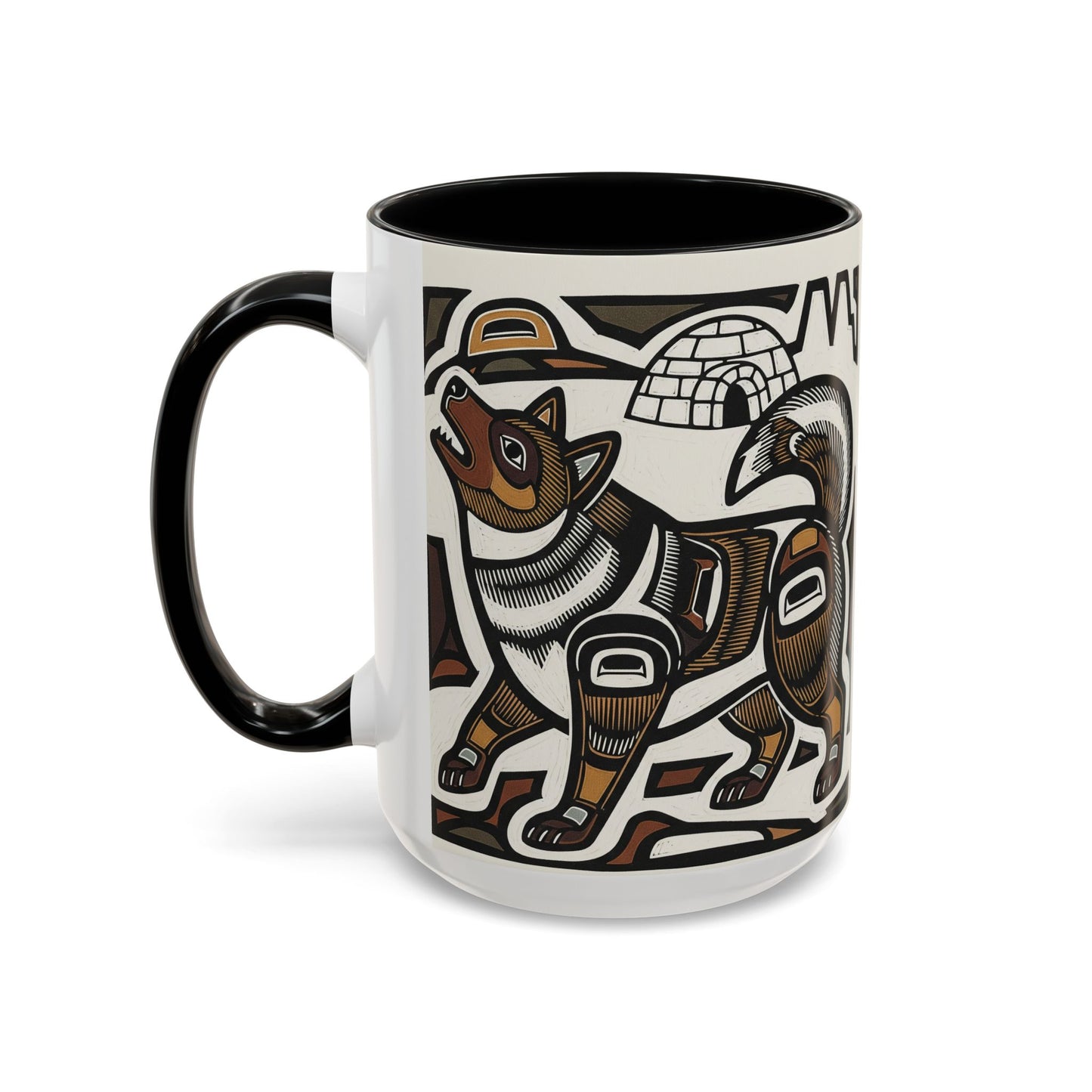 Canadian Eskimo Dog Accent Coffee Mug - Perfect Gift for Dog Lovers