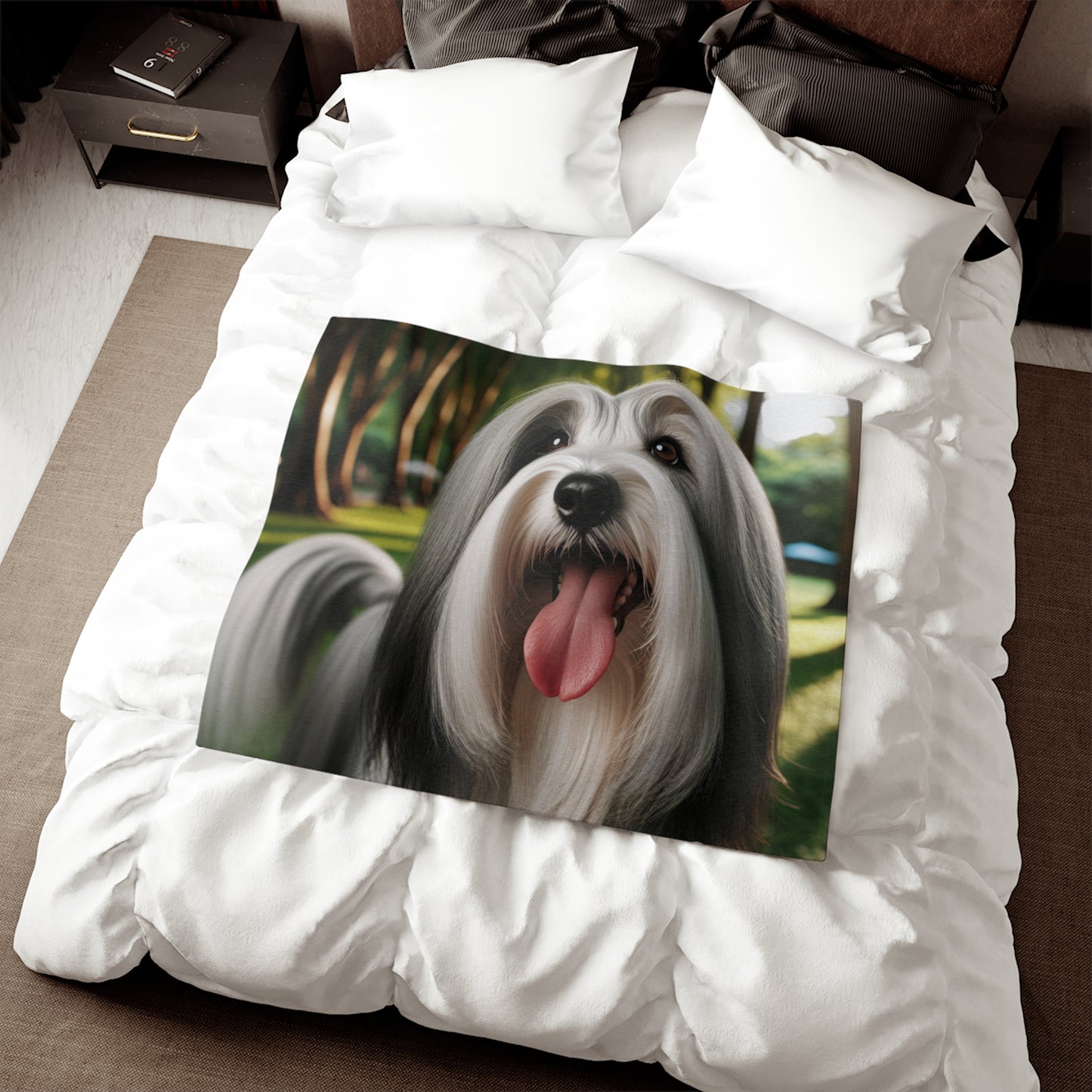 Tibetan Terrier Sweatshirt Blanket