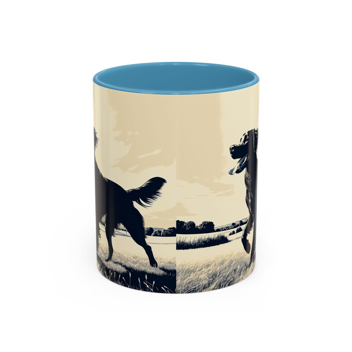 Flat Coated Retriever Accent Coffee Mug - Perfect Gift for Dog Lovers