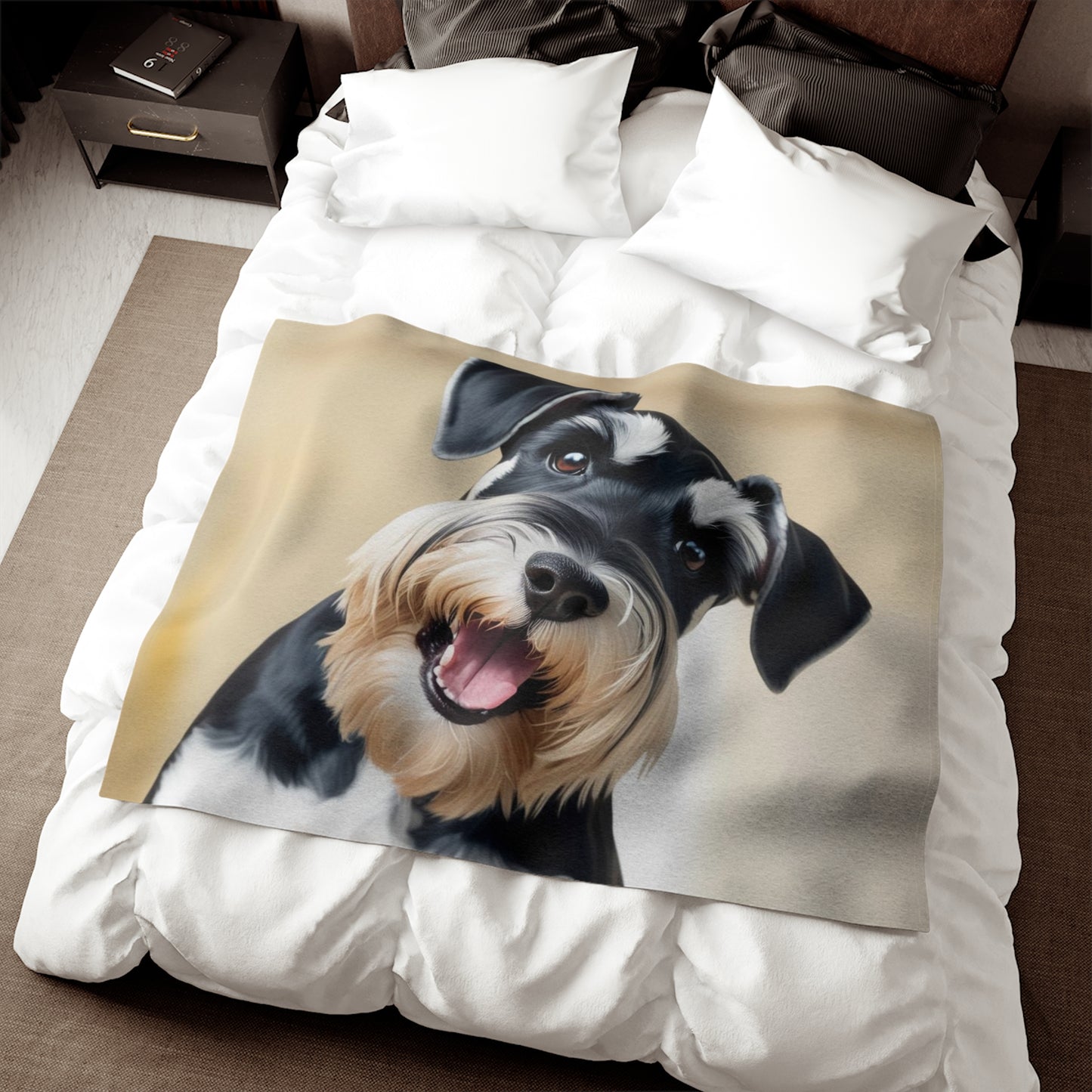 Giant Schnauzer Sweatshirt Blanket