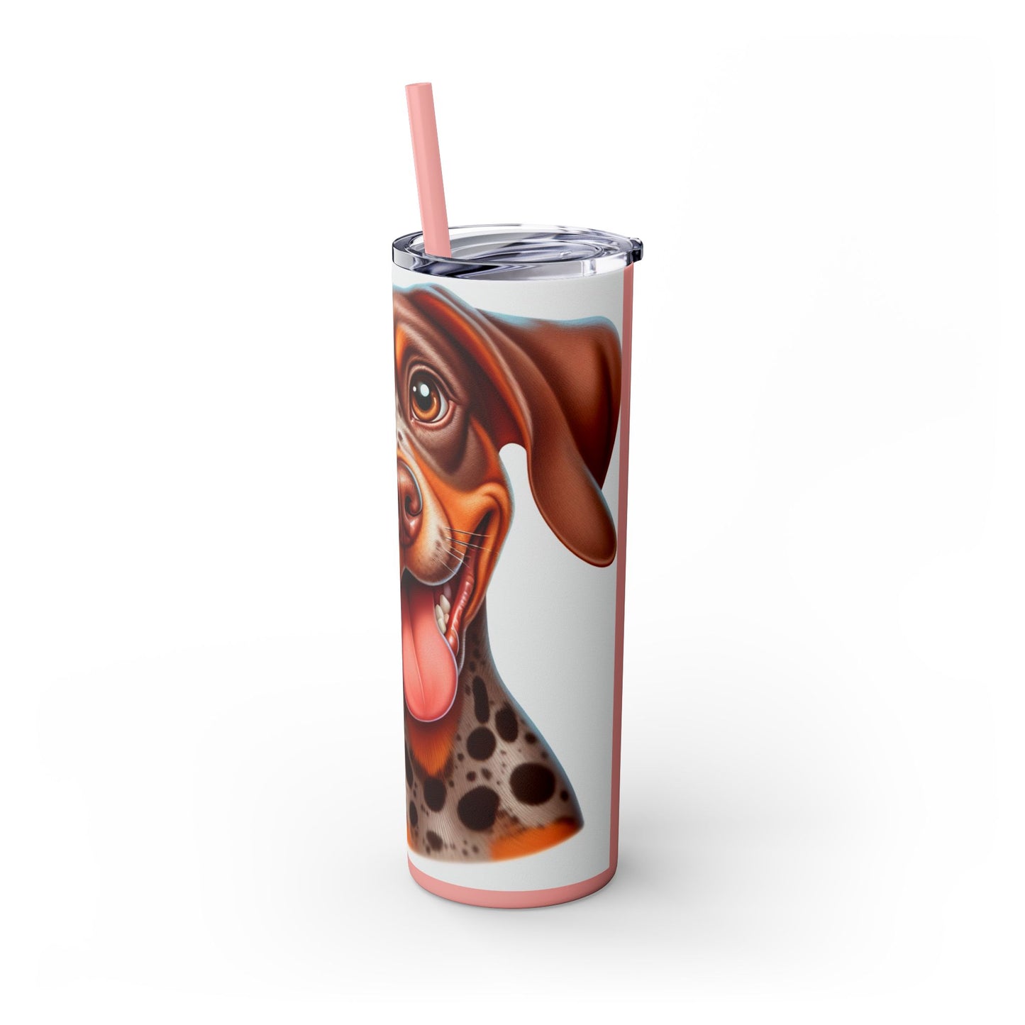 Braque du Bourbonnais Tumbler with Straw, 20oz