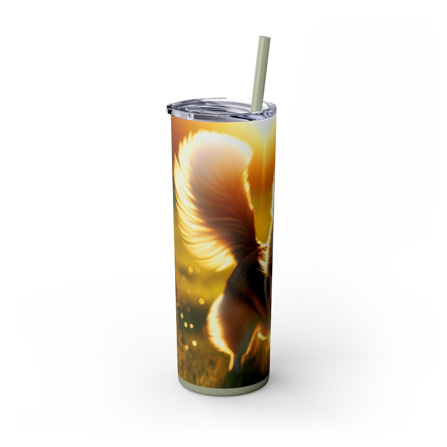Norwegian Lundehund Tumbler with Straw, 20oz