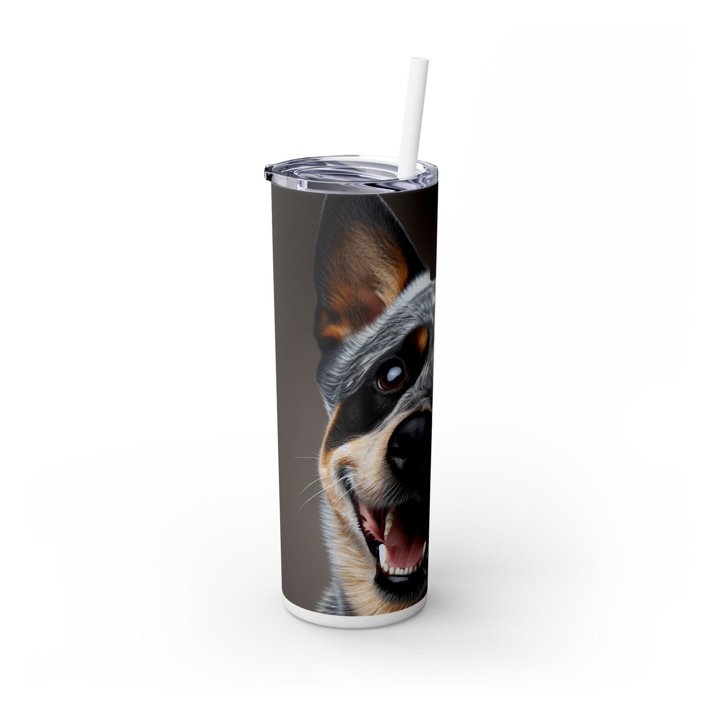 Australian Cattle Dog Tumbler with Straw, 20oz