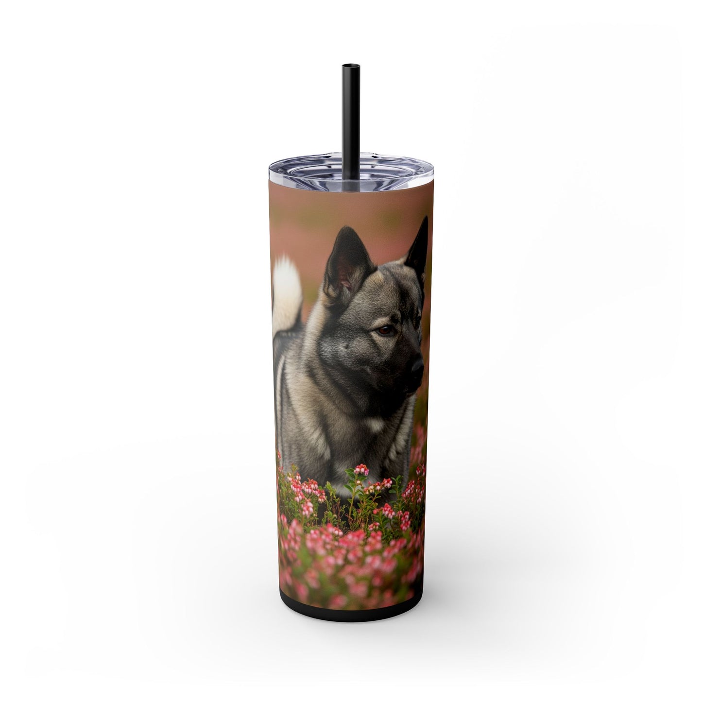 Norwegian Elkhound Tumbler with Straw, 20oz