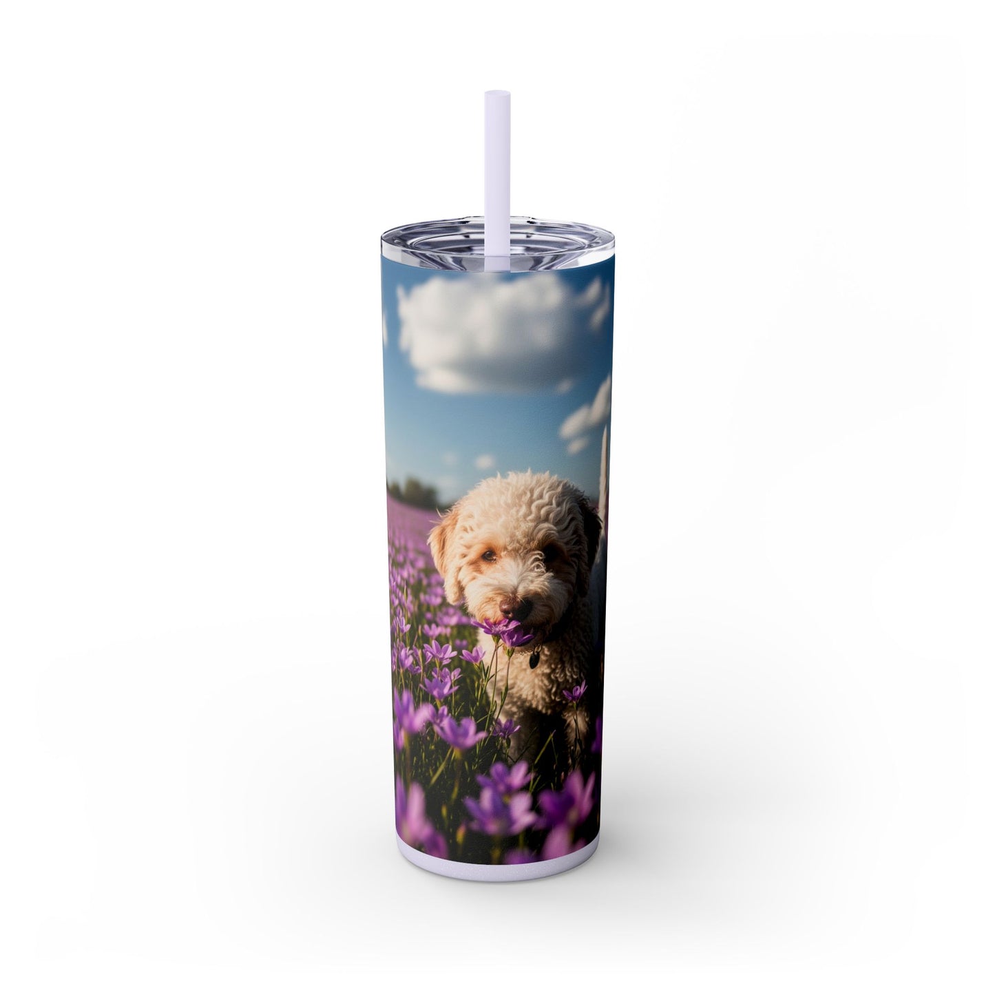 Lagotto Romagnolo Tumbler with Straw, 20oz
