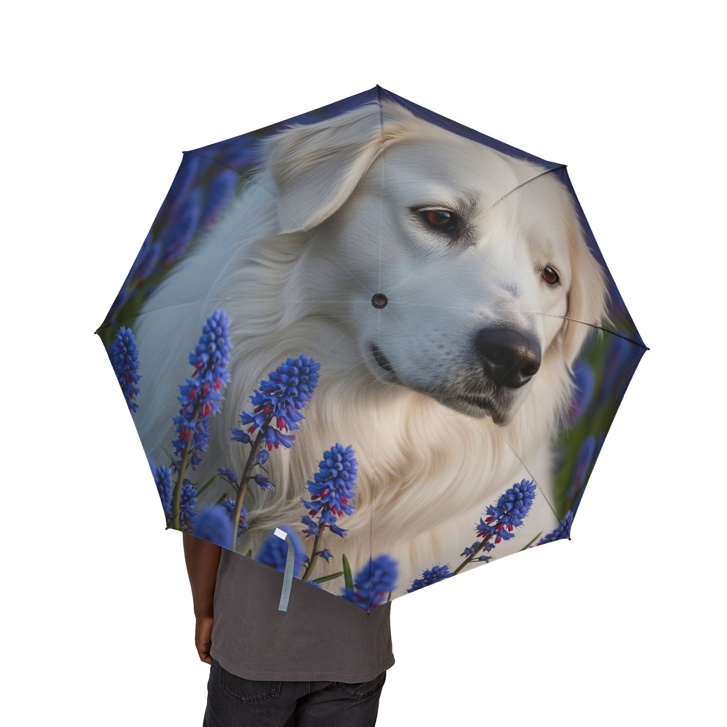 Portuguese Sheepdog Semi-Automatic Foldable Umbrella