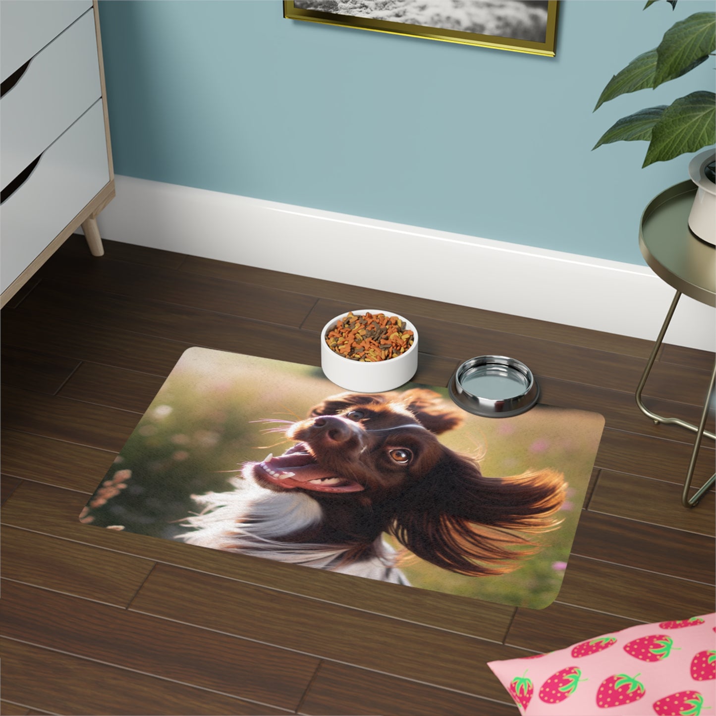 Pet Food Mat (12x18) - Small Munsterlander